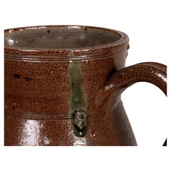 huge French Provincial style archaic JUG Gritstone Portugal 1970s JAR Pitcher