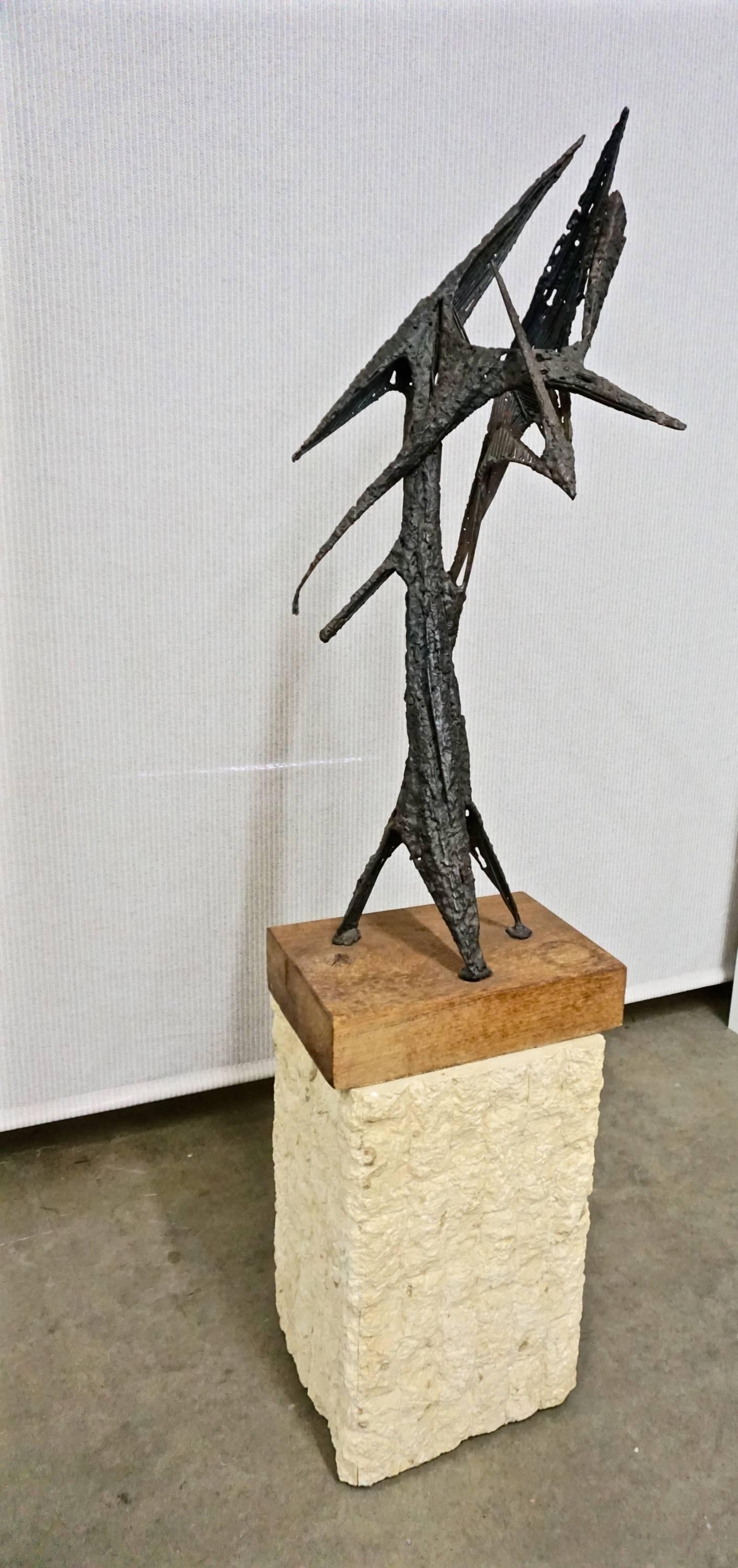 Mid-20th Century Brutalist Abstract Sculpture by Harry Balmer