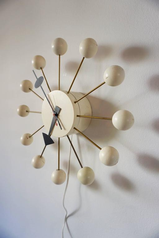 Vintage Nelson Ball Clock at 1stDibs