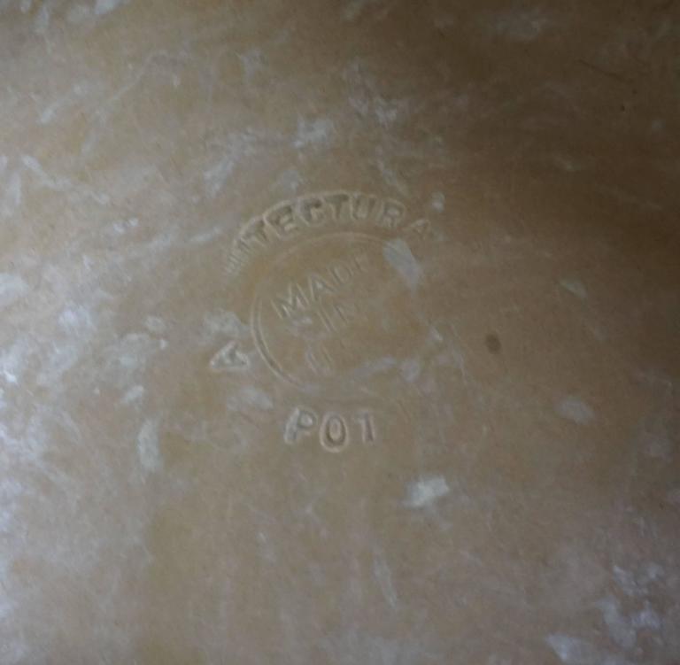 Ochre Ceramic Pot by Architectural Pottery at 1stDibs