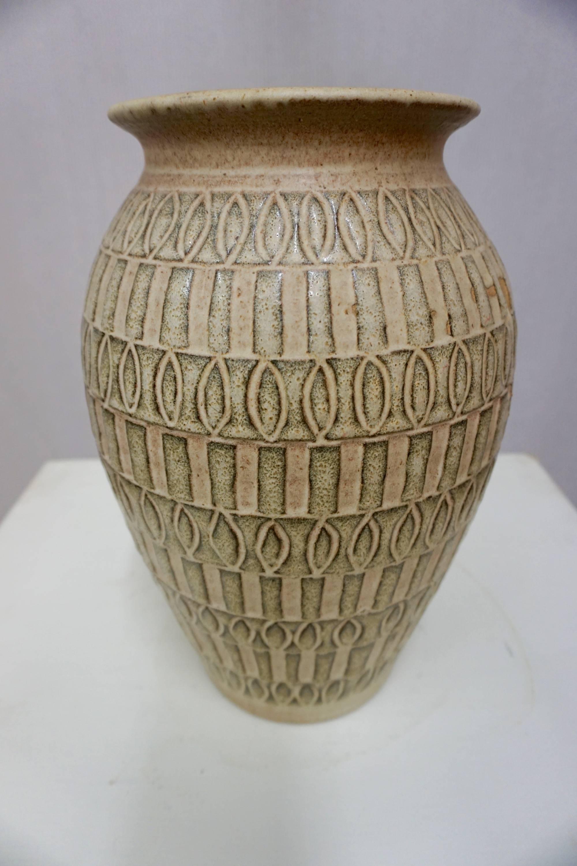Late 20th Century Beautiful Ceramic Vessel