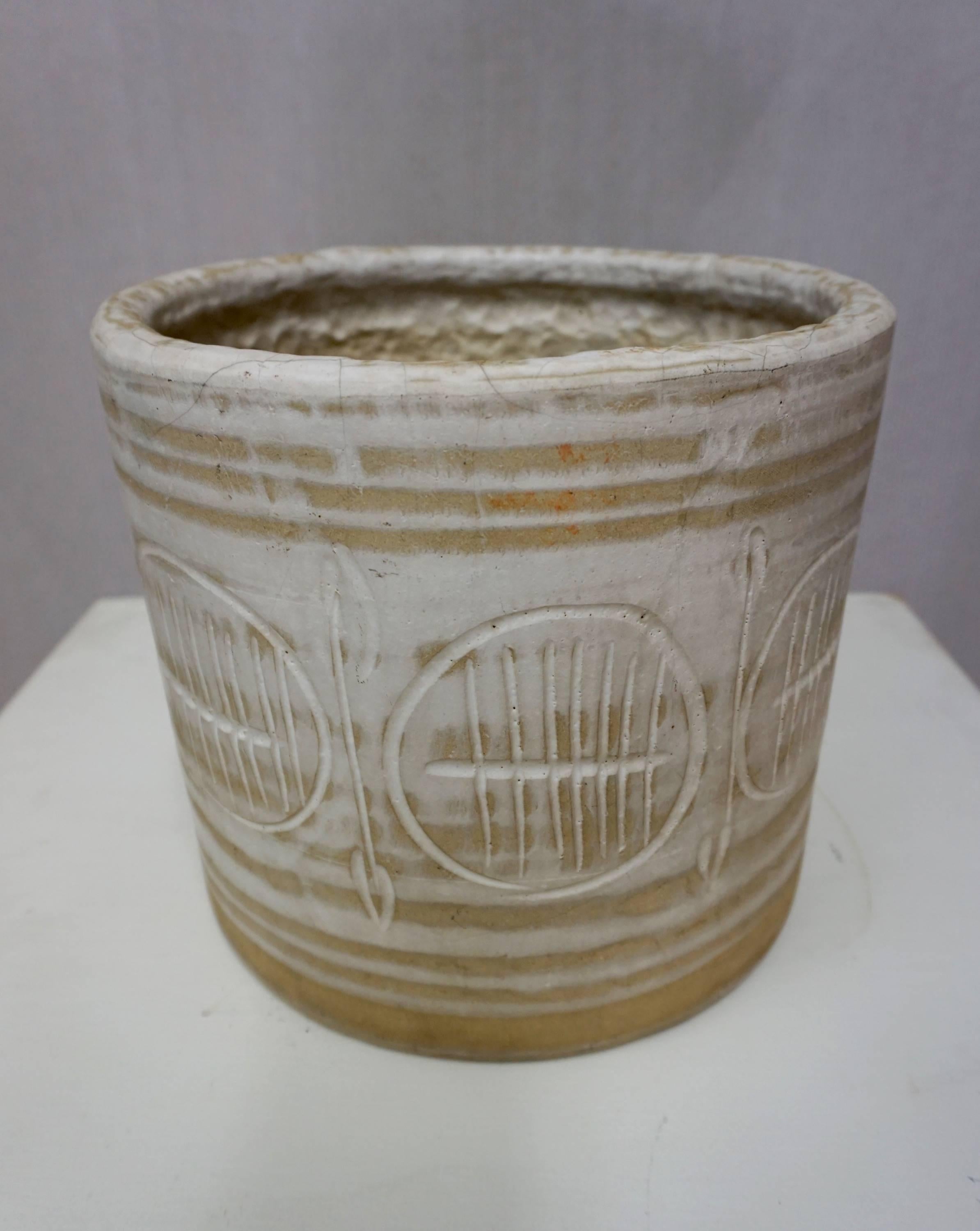 Mid-Century Modern Pair of Ceramic Vessels by Martz Studios