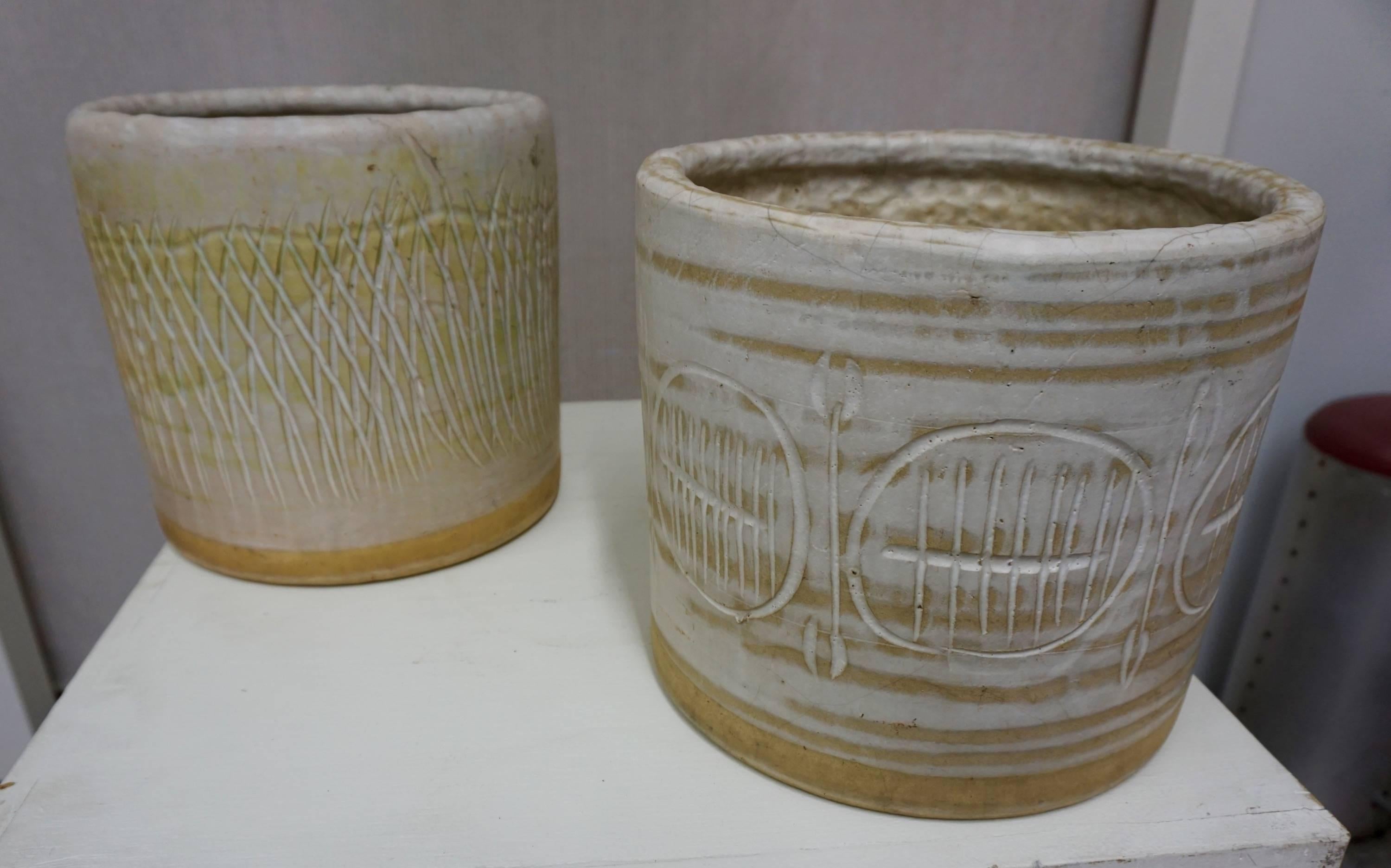 Pair of Ceramic Vessels by Martz Studios 2