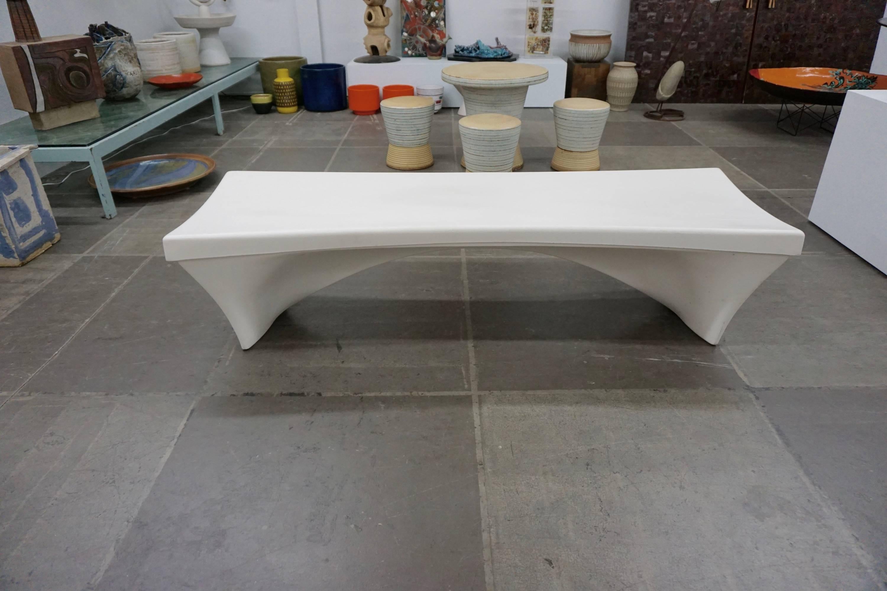 Fiberglass Bench by Douglas Deeds In Excellent Condition In Cathedral City, CA
