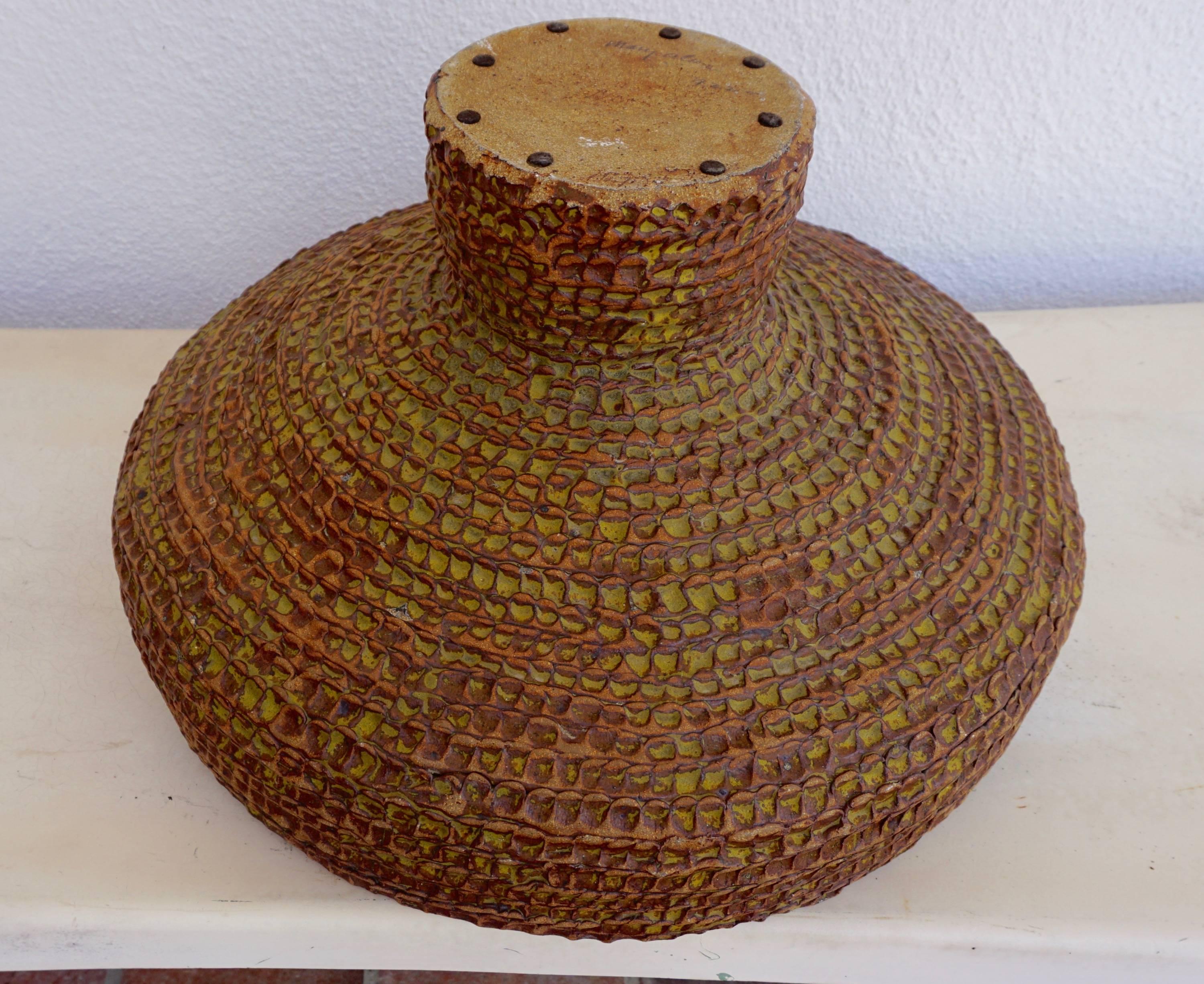 American Handformed Ceramic Pinchpot by Mary Alice McFadden