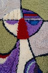 Hand-Hooked Tapestry Attributed to Bill Hinz