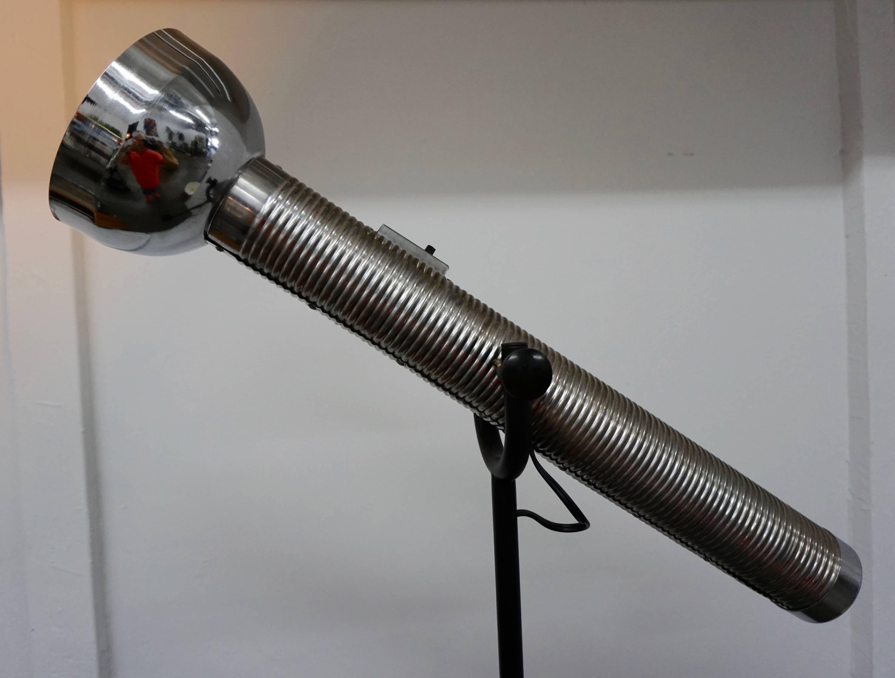 Oversized Pop Art Flashlight Floor Lamp In Excellent Condition For Sale In Cathedral City, CA