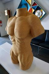 Ripped Male Torso Sculpture/Mannequin