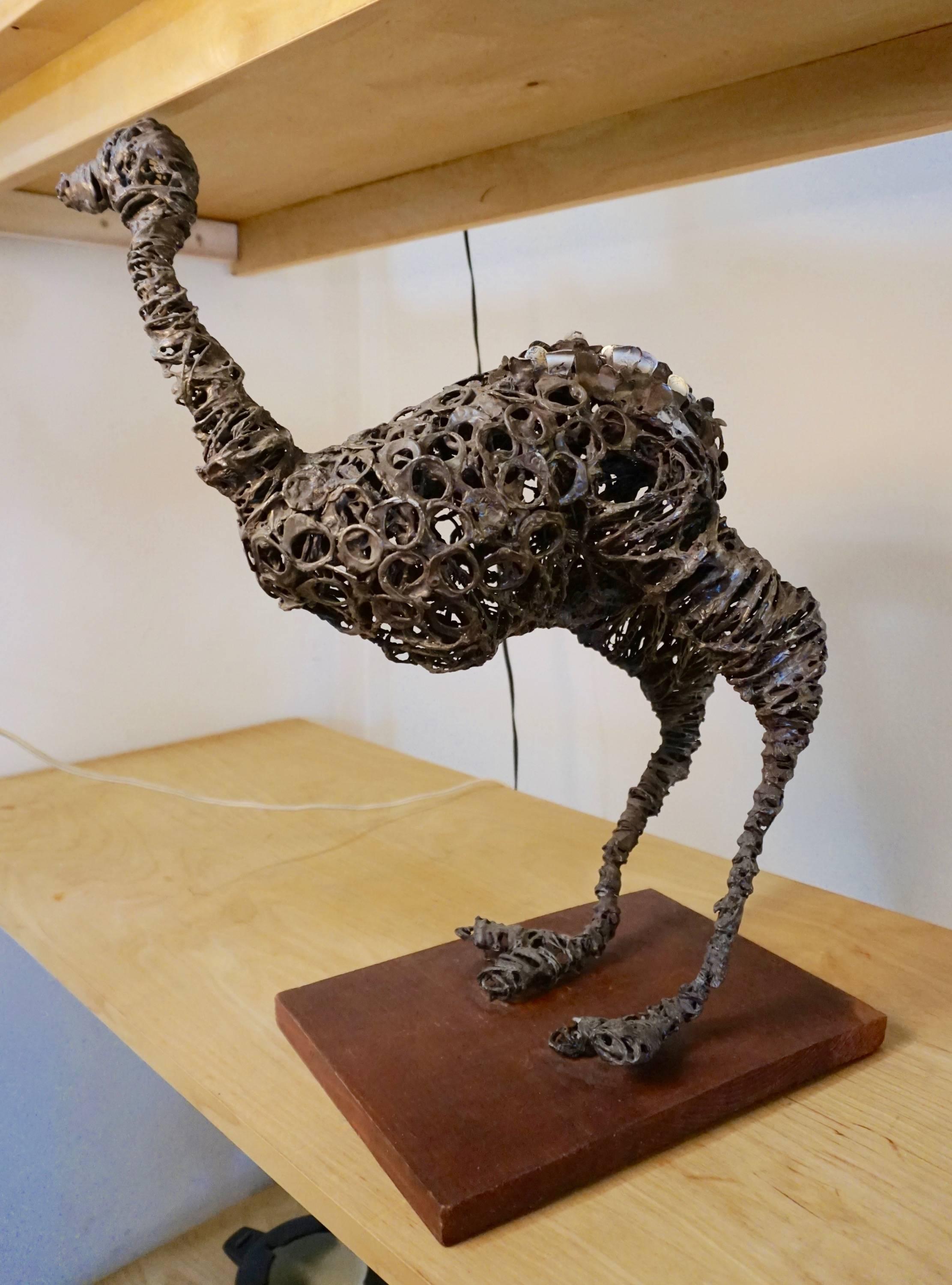 Unusual Pop Top Emu Sculpture In Excellent Condition In Cathedral City, CA