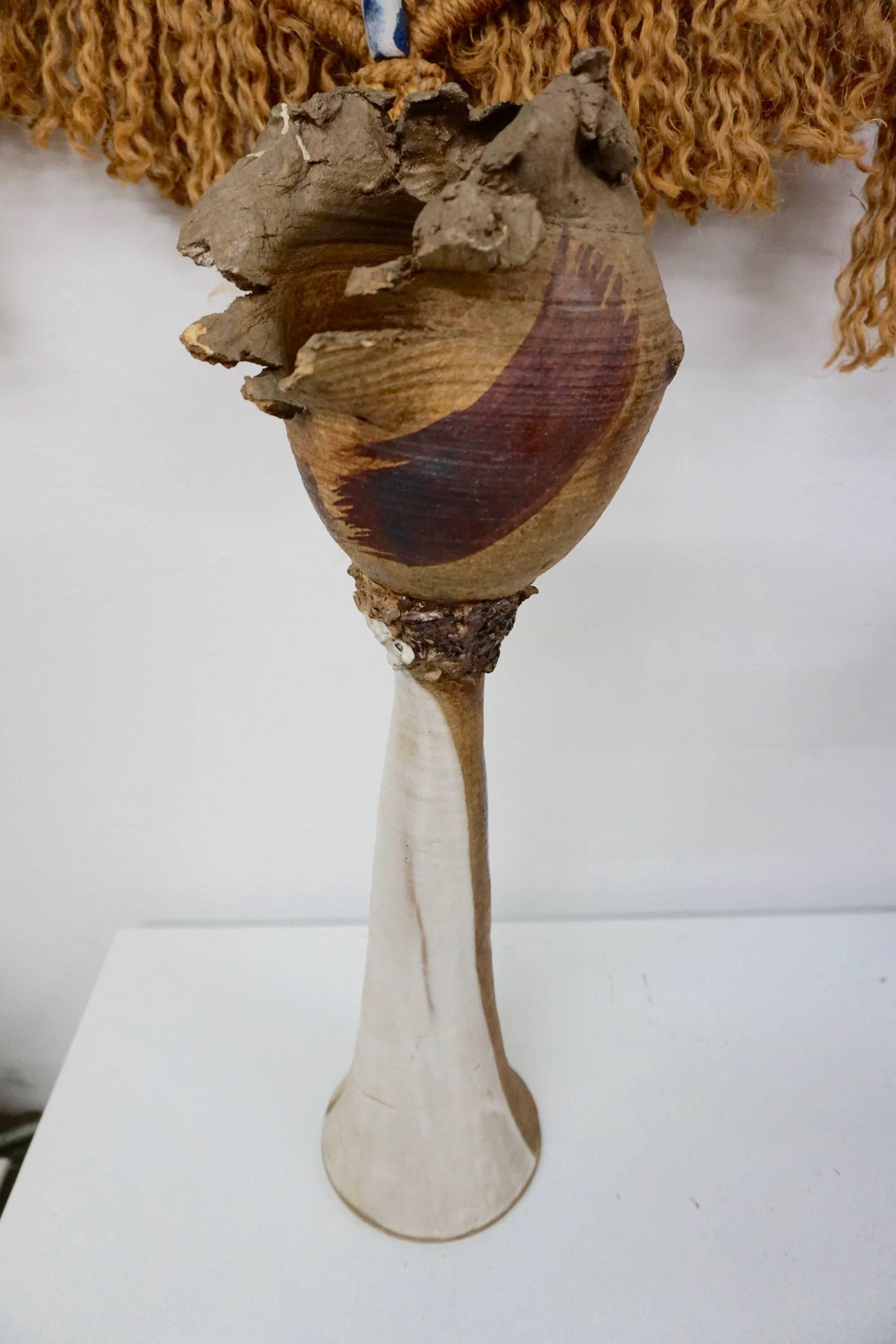 Mid-20th Century Abstract Ceramic Vessel