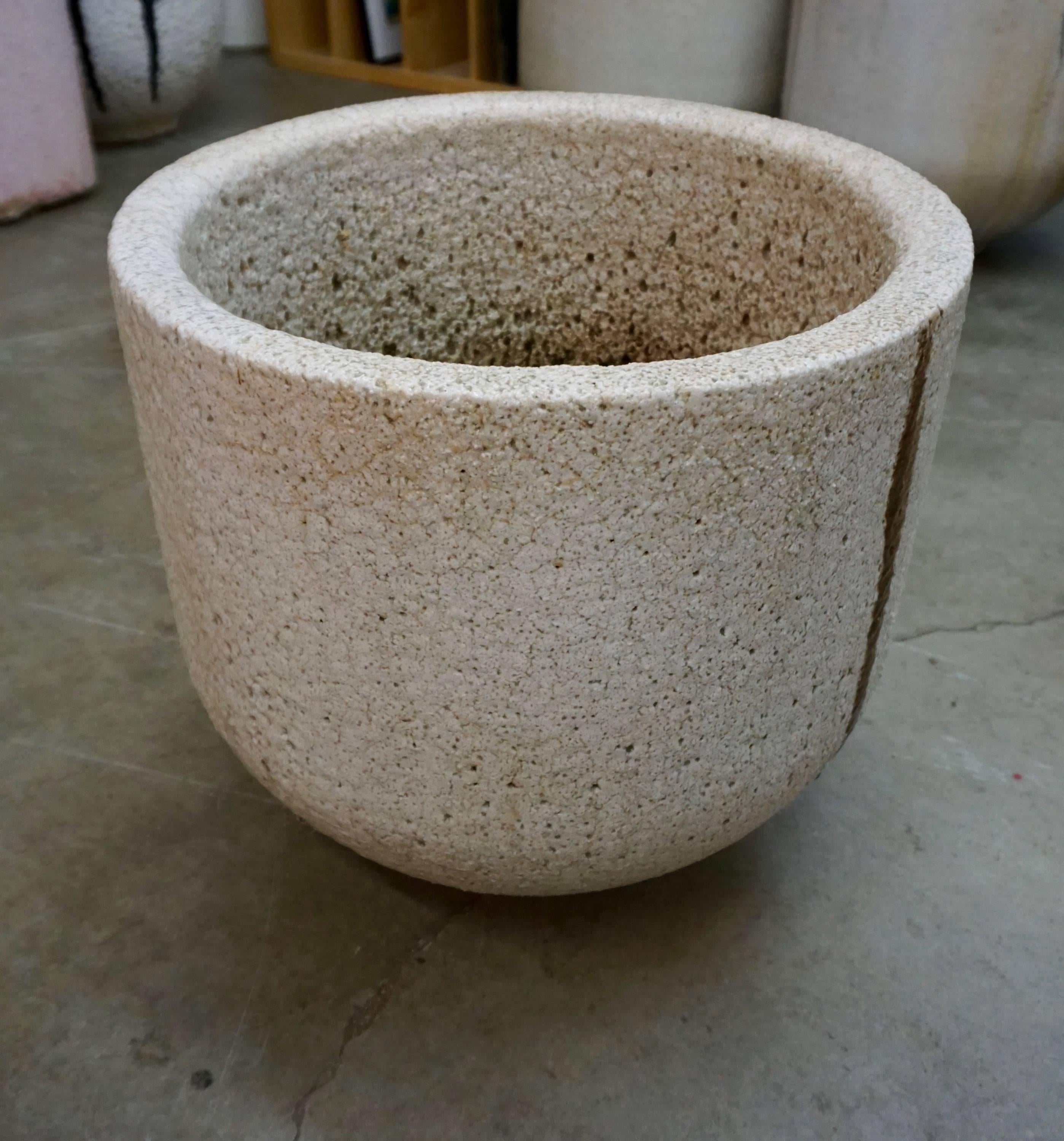 Ceramic and Glass Crucible or Planter For Sale 2