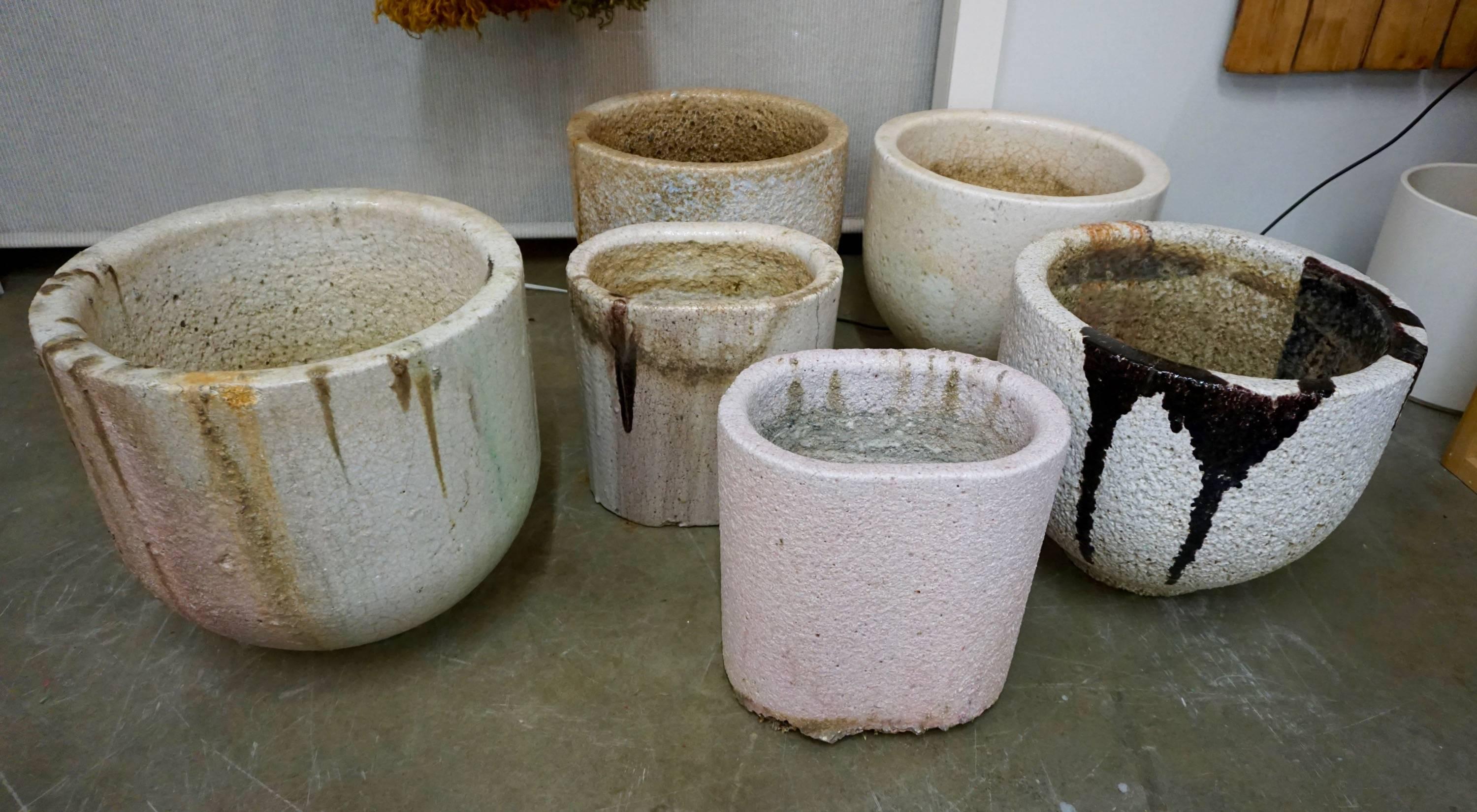 Ceramic and Glass Crucible or Planter For Sale 3