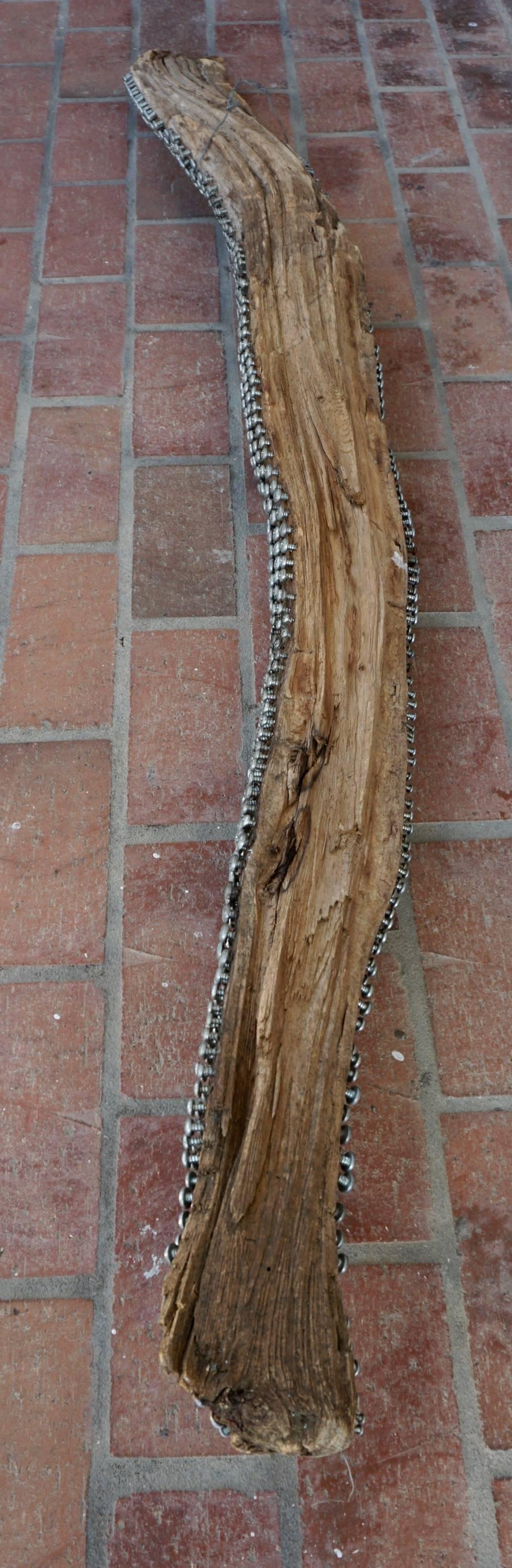 Unusual Screw and Driftwood Sculpture 1