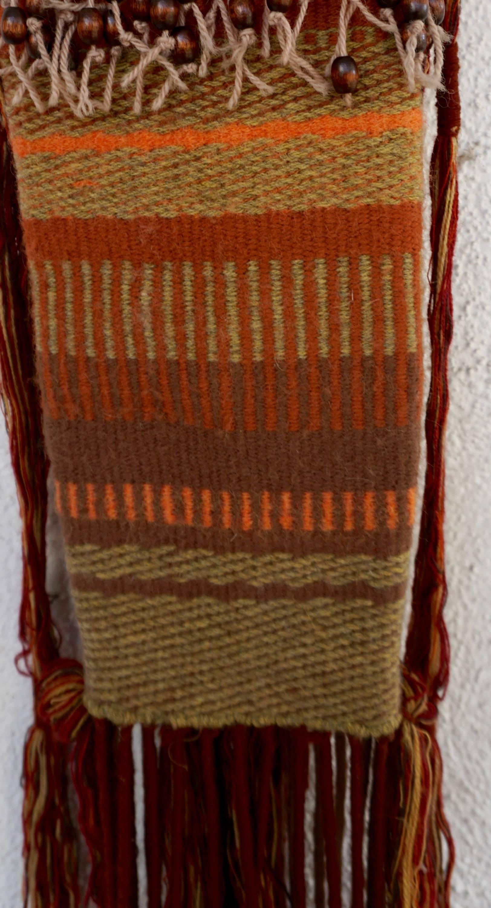 1960s Hanging Tapestry or Weaving For Sale 1