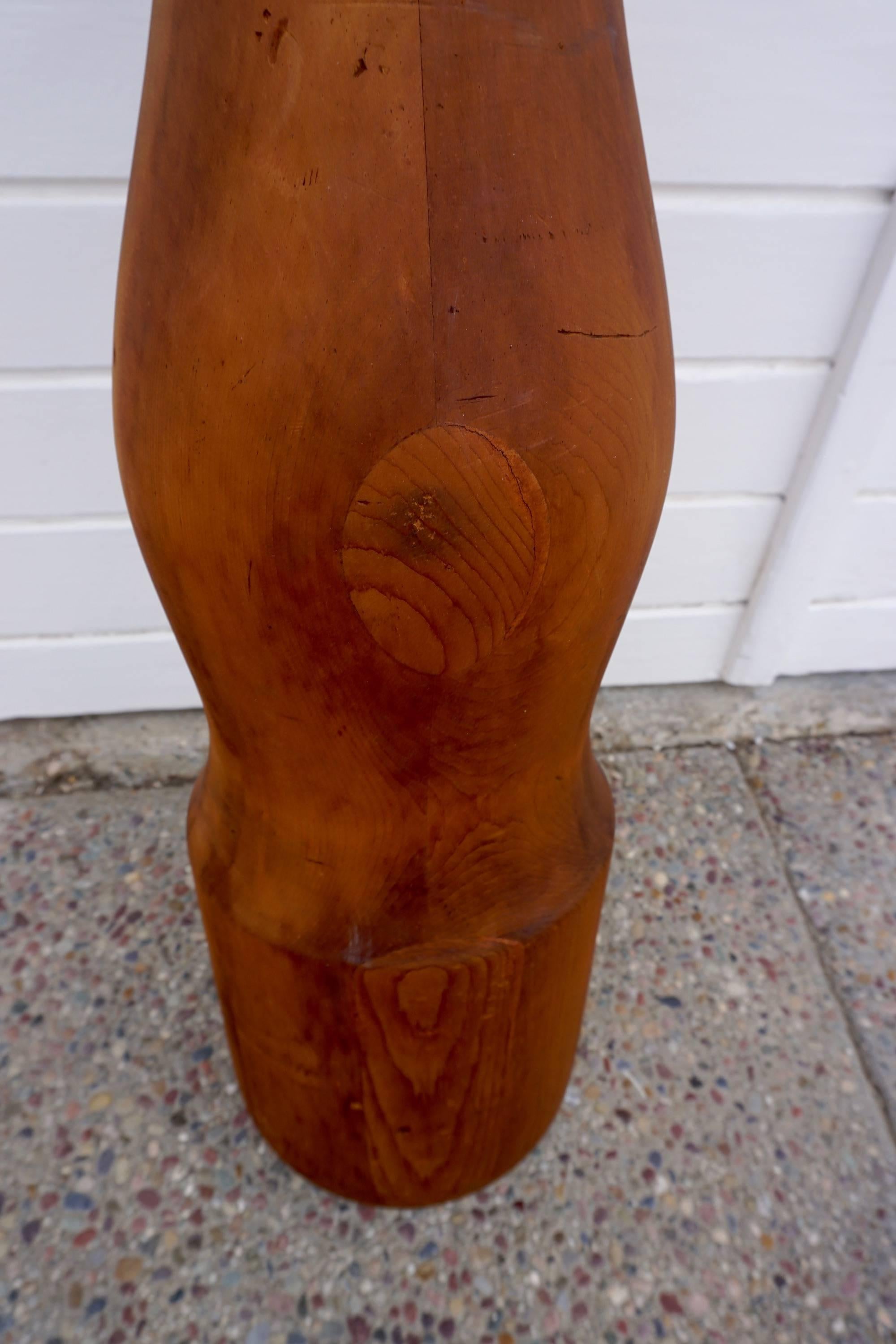 Pop Art Supersized Wood Chisel In Excellent Condition For Sale In Cathedral City, CA