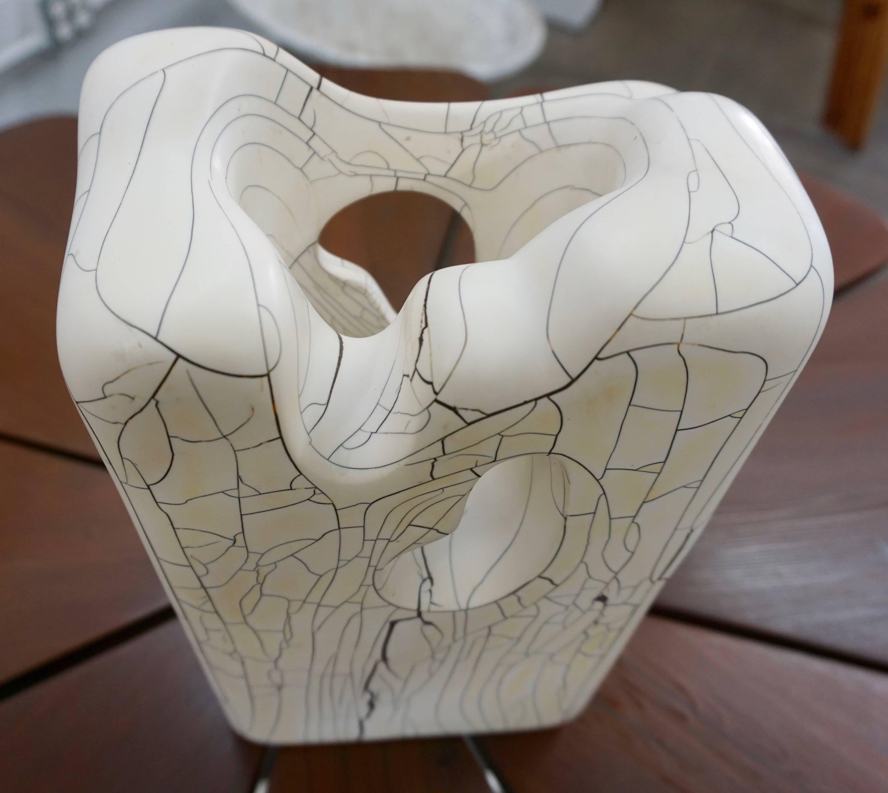Composite Abstract Sculpture In Excellent Condition In Cathedral City, CA