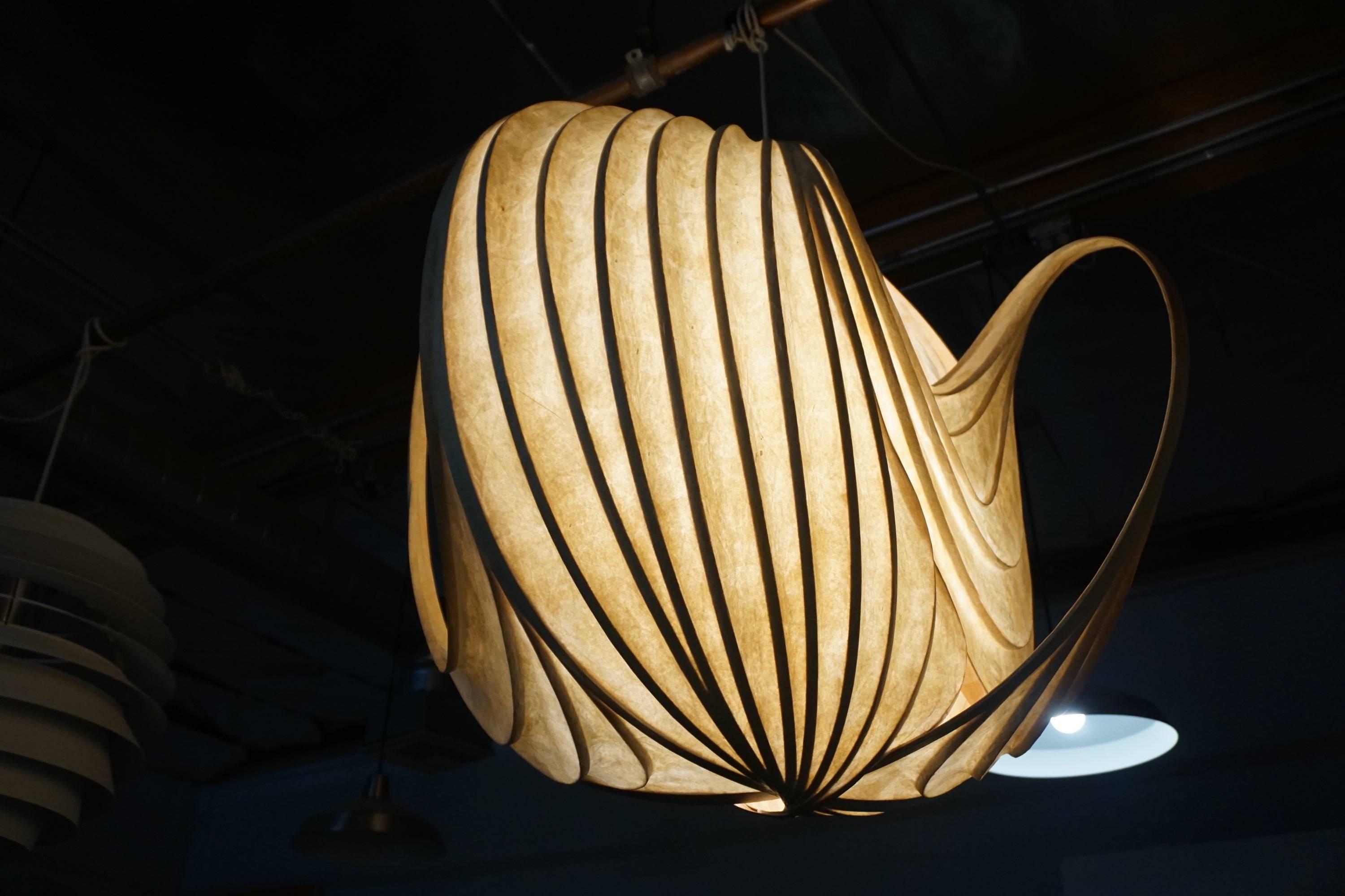 Pendant Light Sculpture by William Leslie For Sale 2