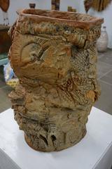 Whimsical Hand Built Ceramic Sculpture