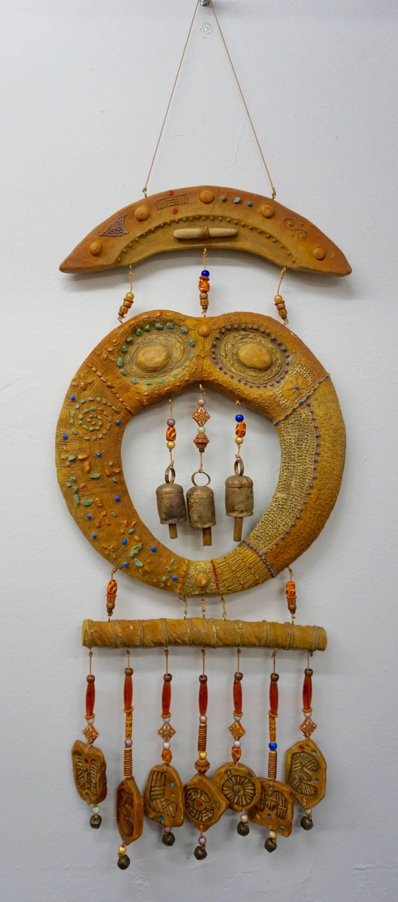 Doublesided Ceramic Hanging Sculpture, 1960s 2