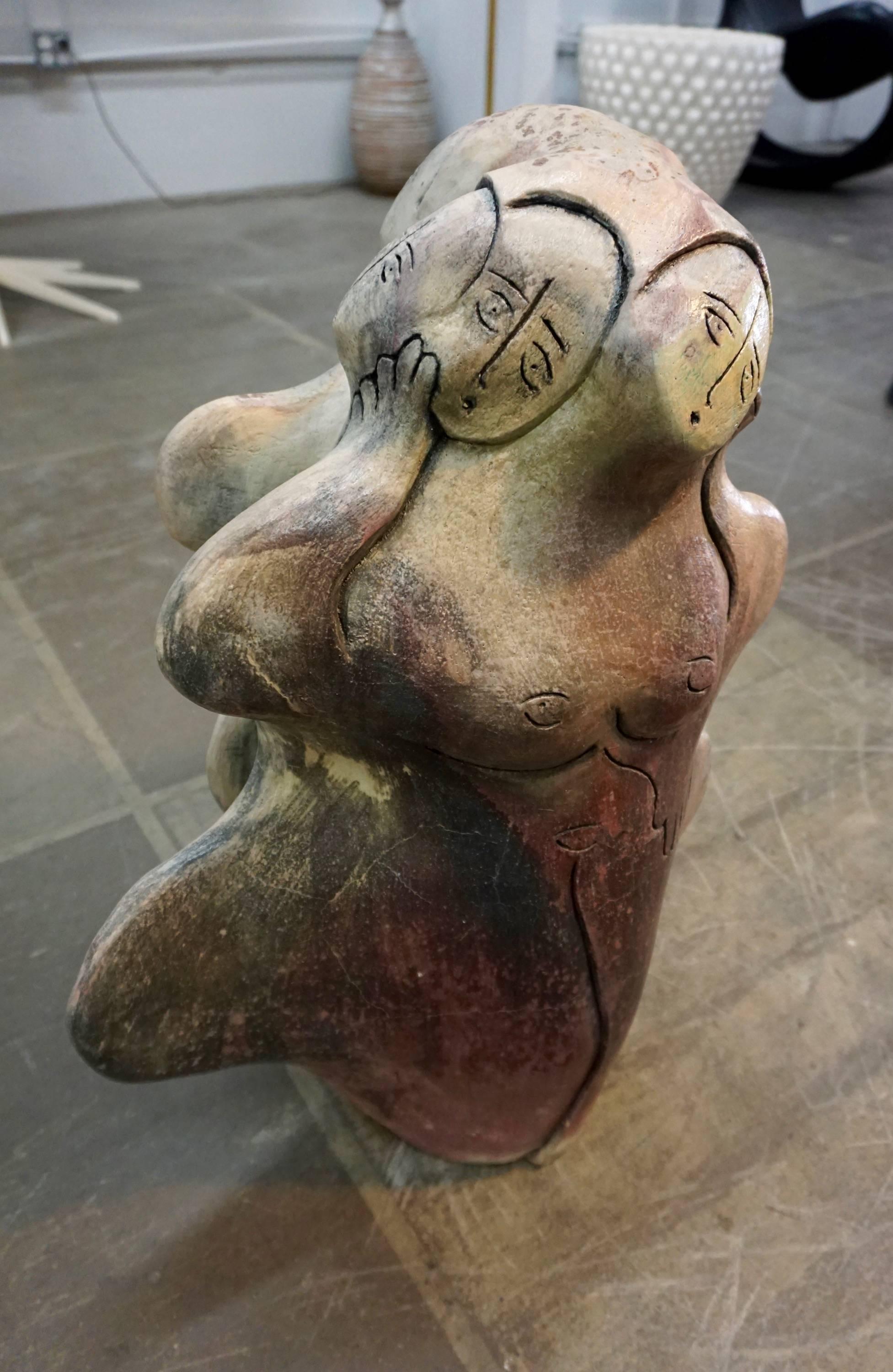 Ceramic Sculpture of Nude Women 1