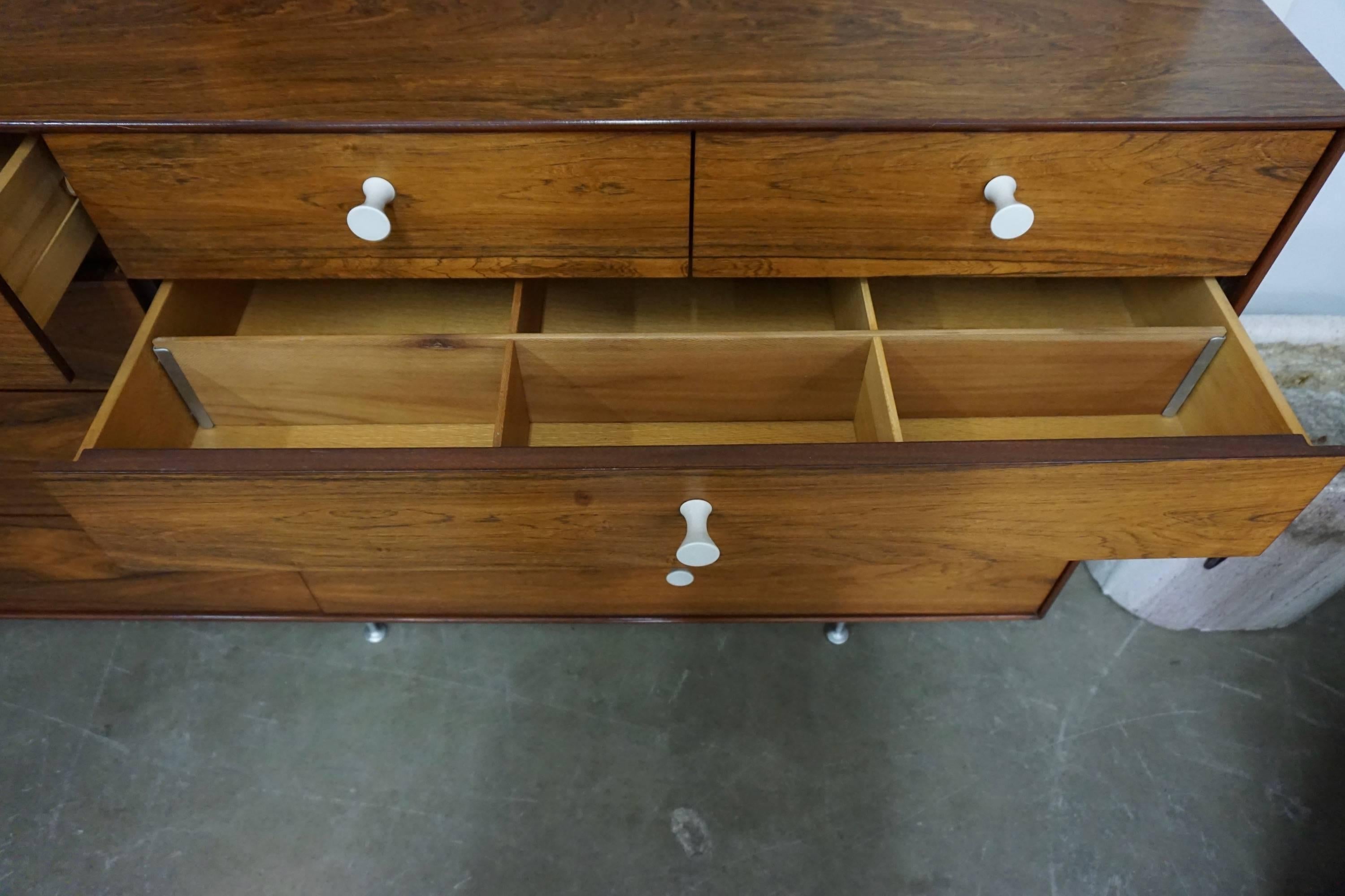 Mid-Century Modern George Nelson Rosewood Chest of Drawers