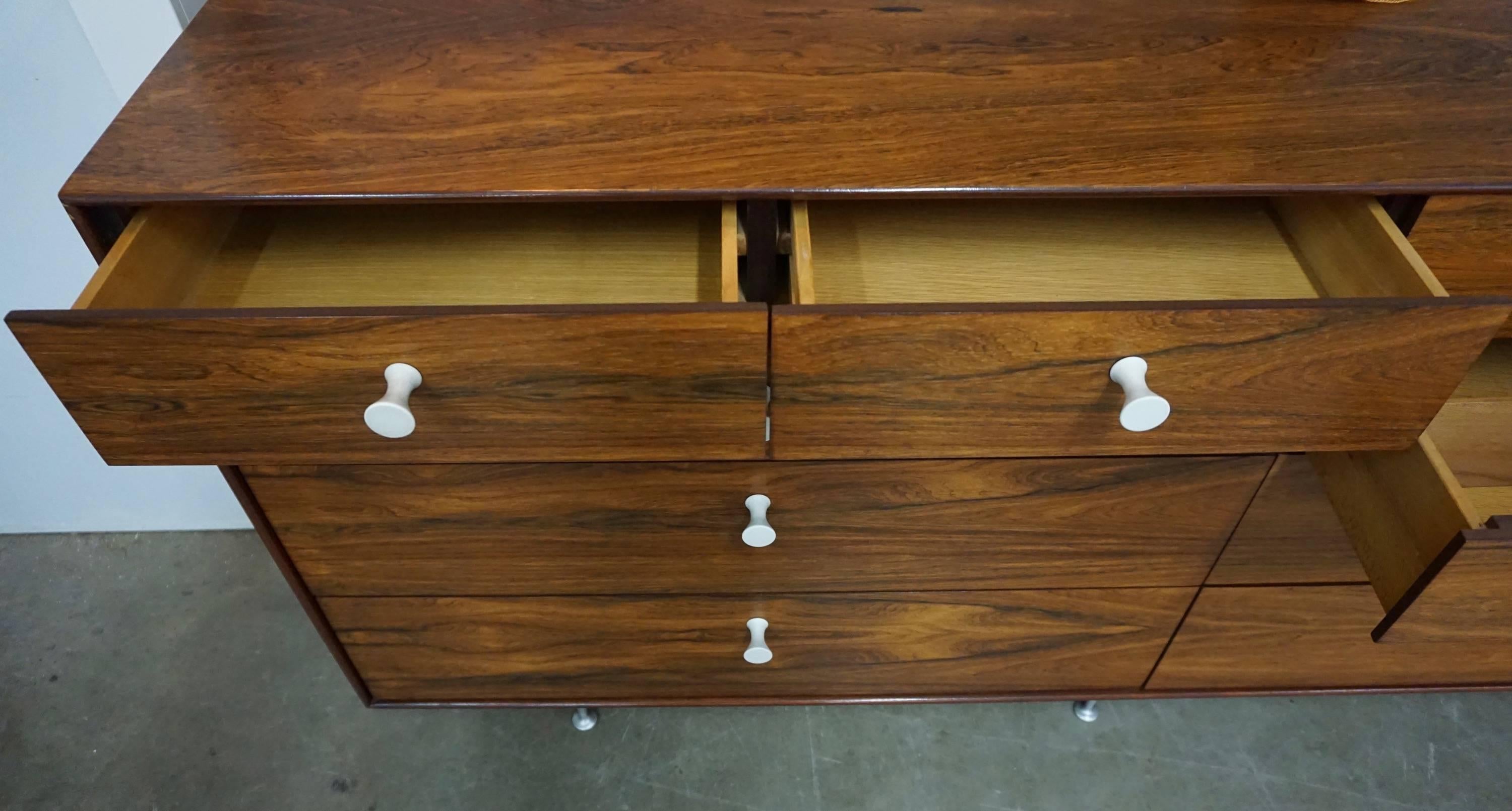 American George Nelson Rosewood Chest of Drawers