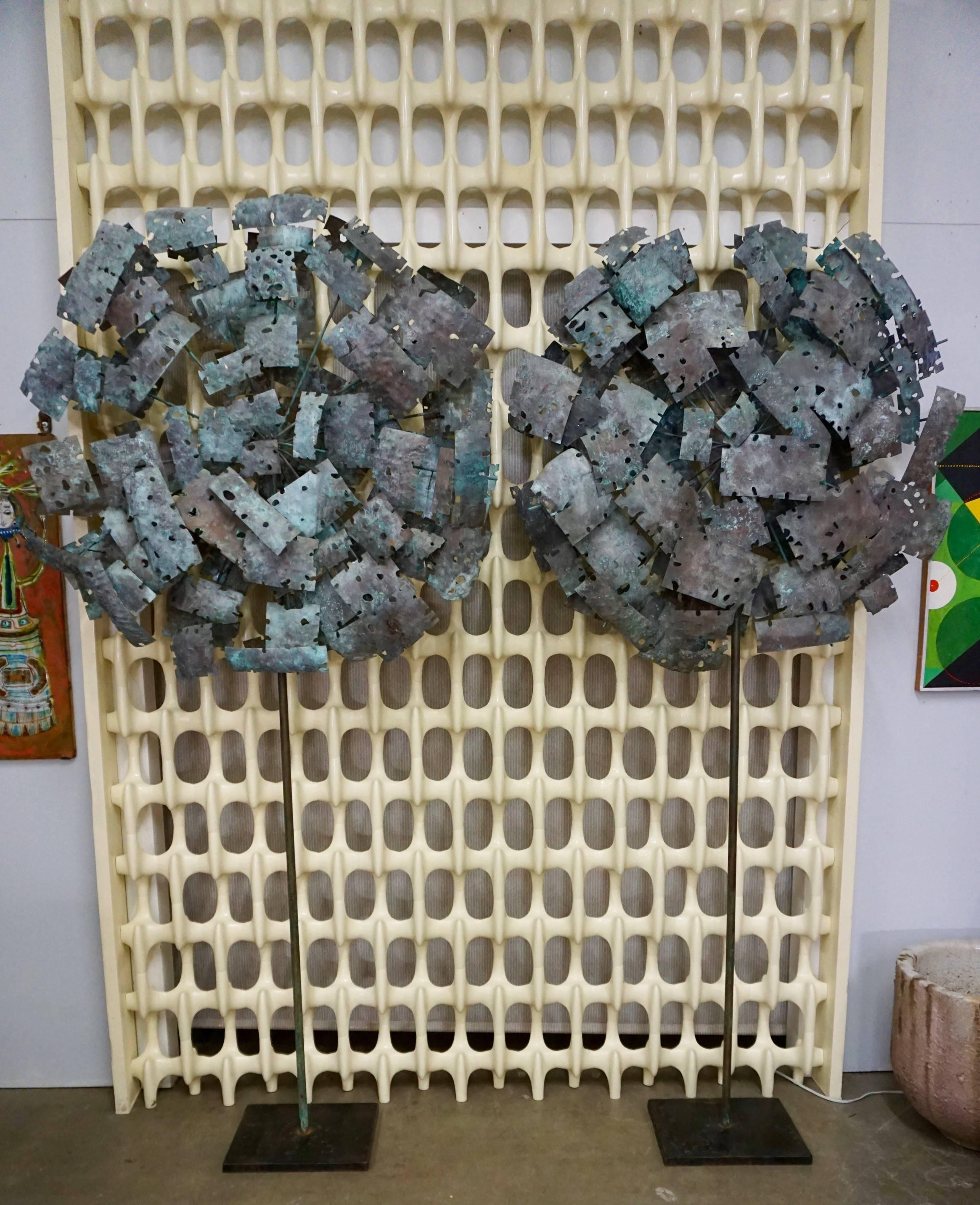 Pair of Brutalist Torchcut Sculptures 4