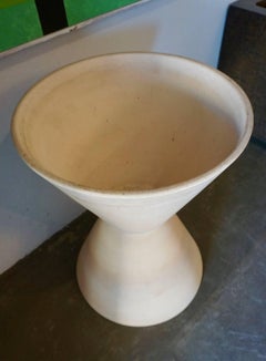 Large Double Cone Bisque Planter by La Gardo Tackett