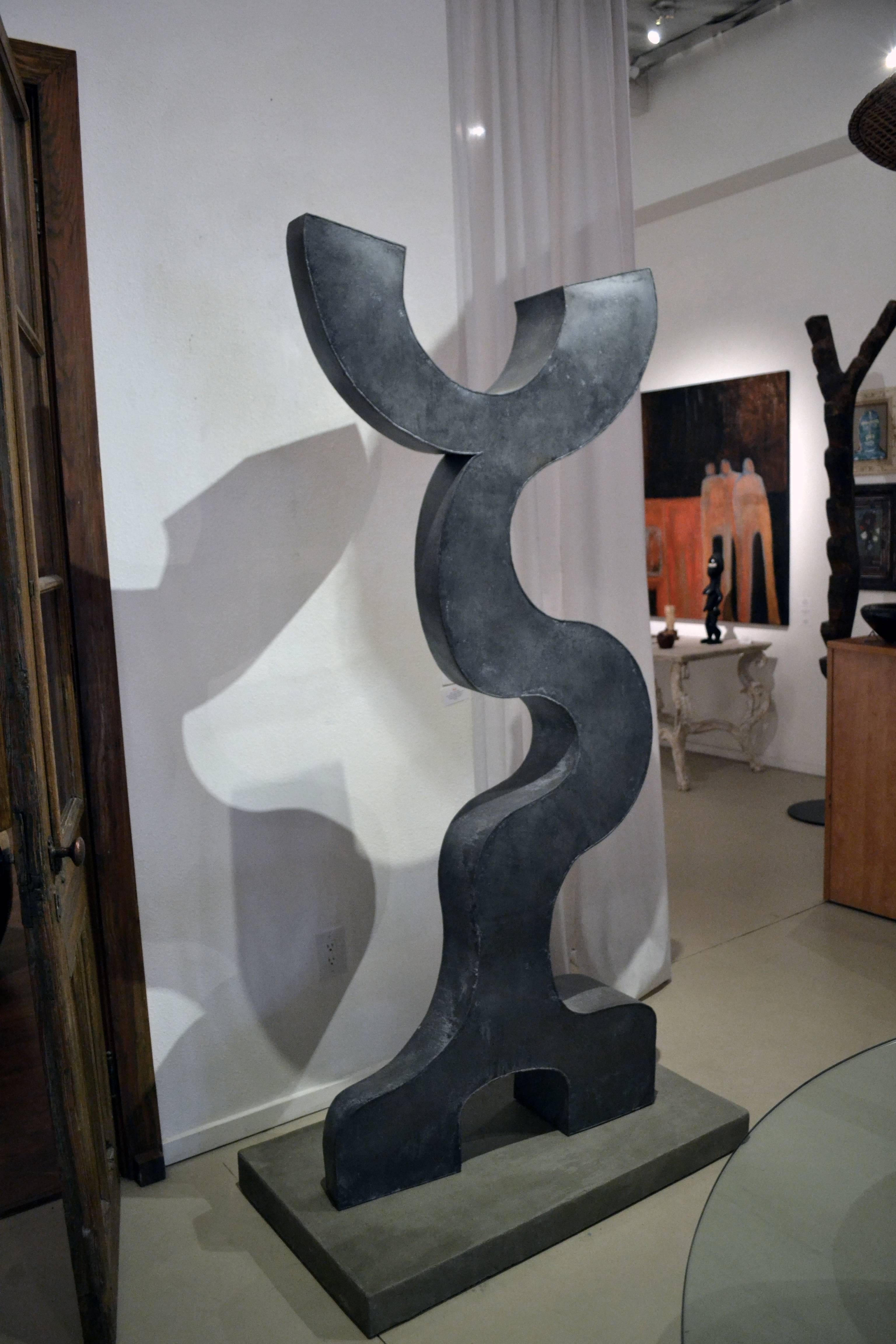 Mid-Century Modern Abstract Steel Sculpture by Scott Donadio
