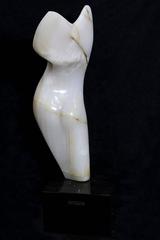 Vintage Abstract Turkish Onyx Torso by Robert I. Russin