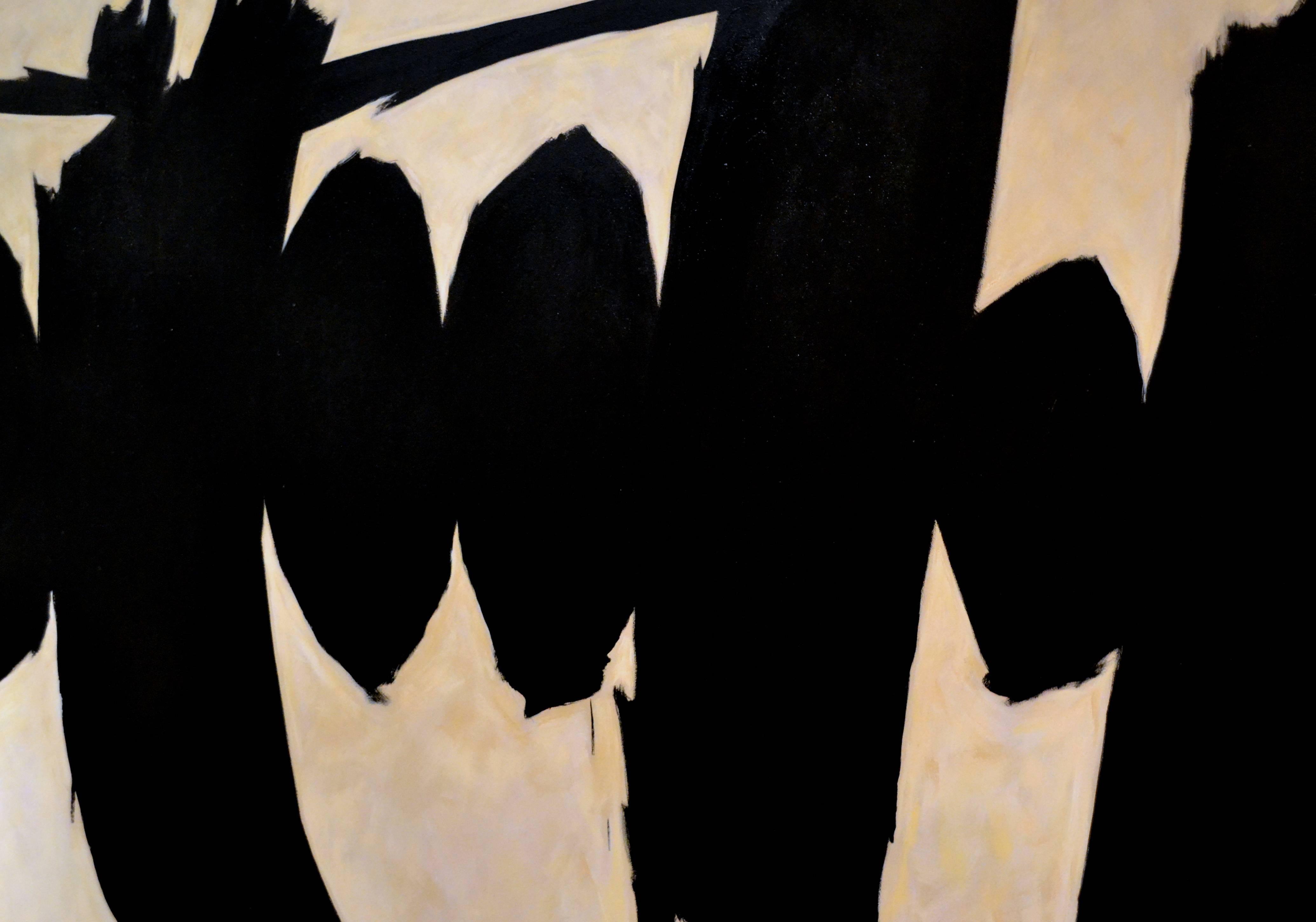 It isn't without reason that viewers believe they've come across an unusual and perhaps rarely seen painting by renowned artist Robert Motherwell. However, the artist behind this exceptional abstract titled 