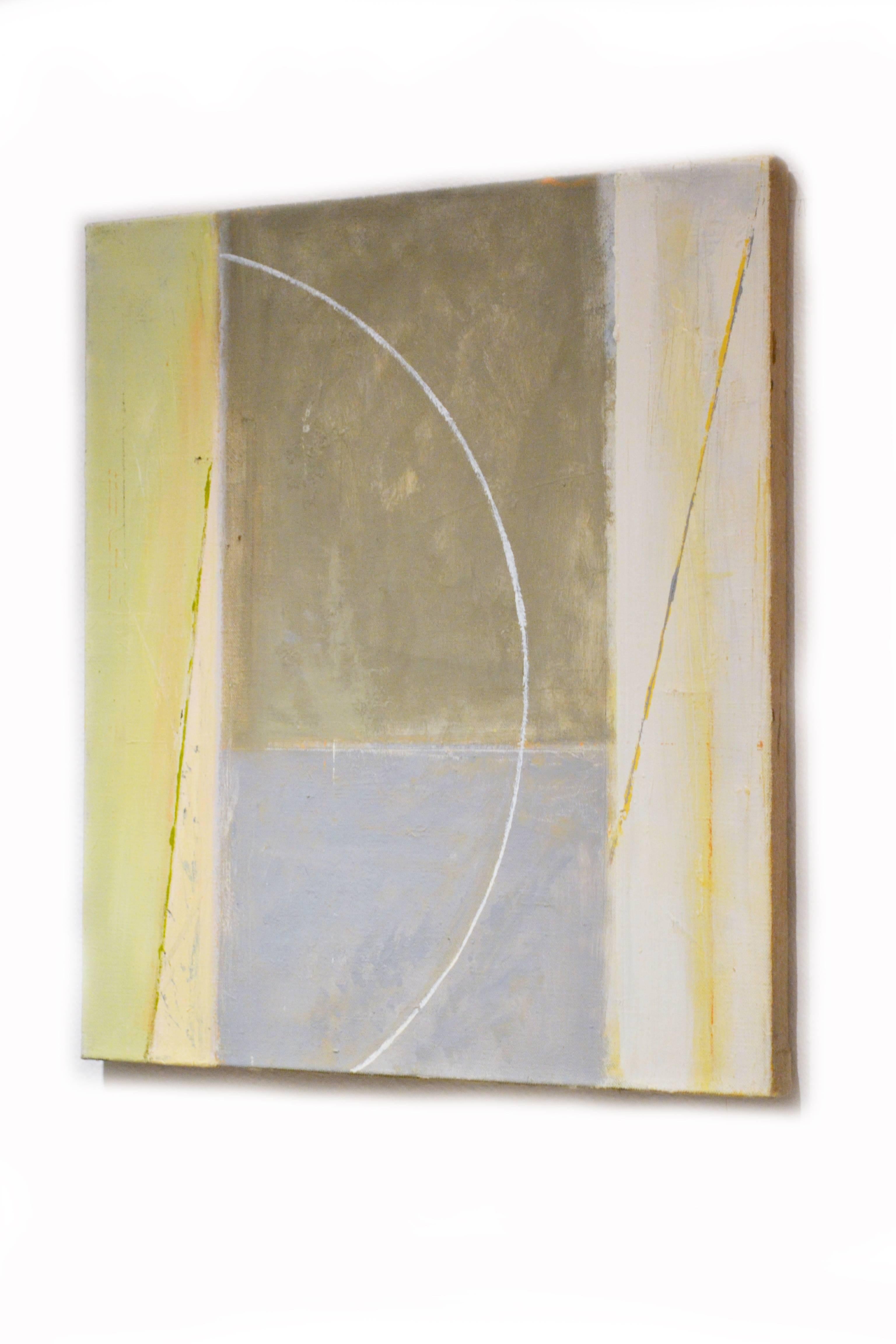 Brian Hagiwara without a doubt is well known and acclaimed for his brilliant still life photography, having photographed everything from Subway Sandwiches to Bobby Brown Cosmetics and more. This impressive abstract oil on linen titled HALF CIRCLE