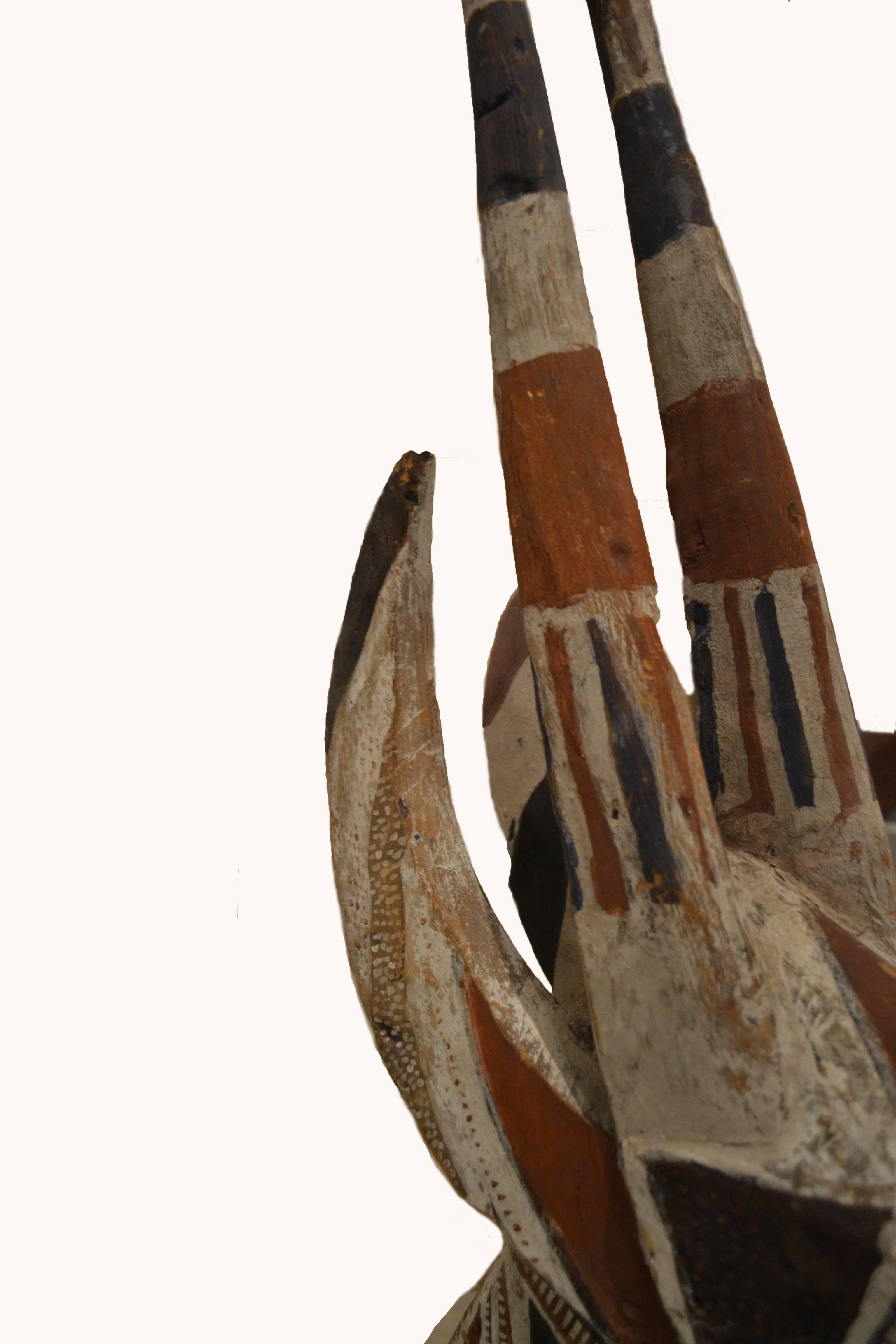 Zimbabwean Vintage African Impala Antelope Sculpture For Sale