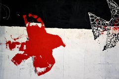 Large Abstract Mixed Media Painting by Christopher Aka Cyrstofer Shoemaker