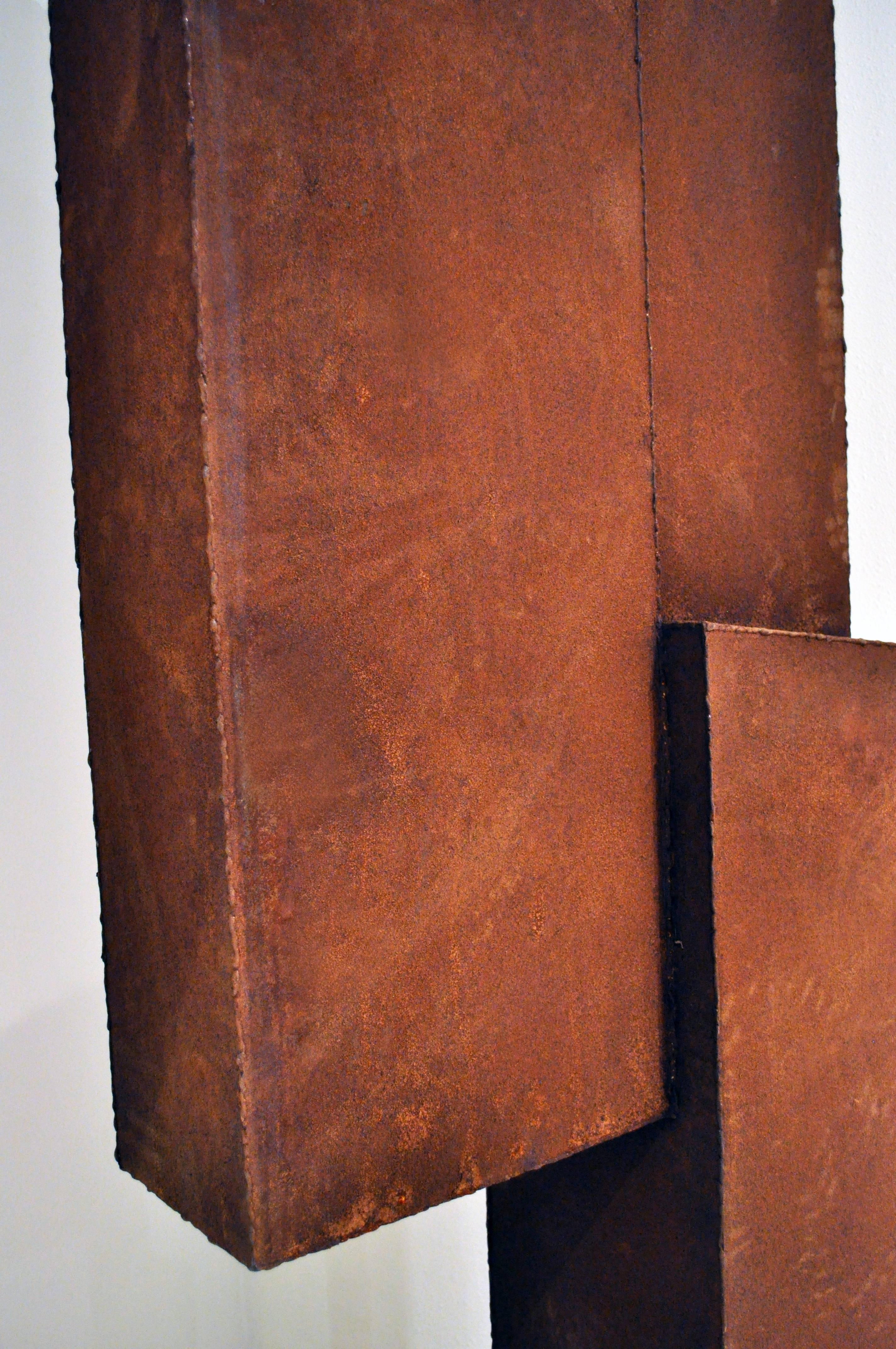 Cast Abstract Steel Sculpture by Artist Scott Donadio