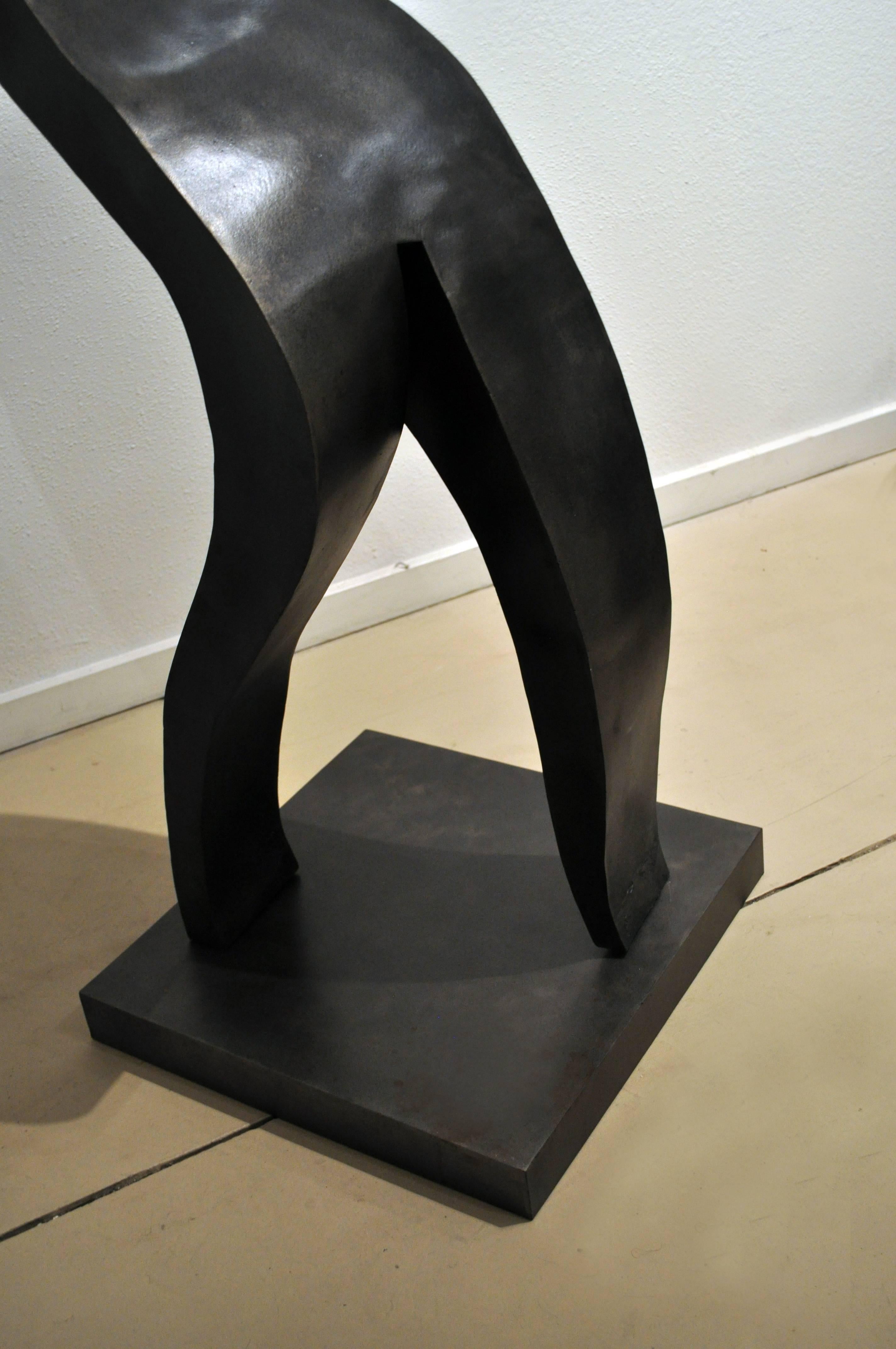 American Abstract Steel Figurative Sculpture by Artist Scott Donadio For Sale