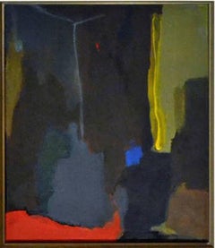 Pair of Abstract Paintings by Artist Don Shearer