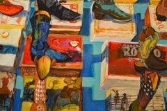 Expressionist Painting Titled Remembering Roy & Dale by Michael L. Jacques
