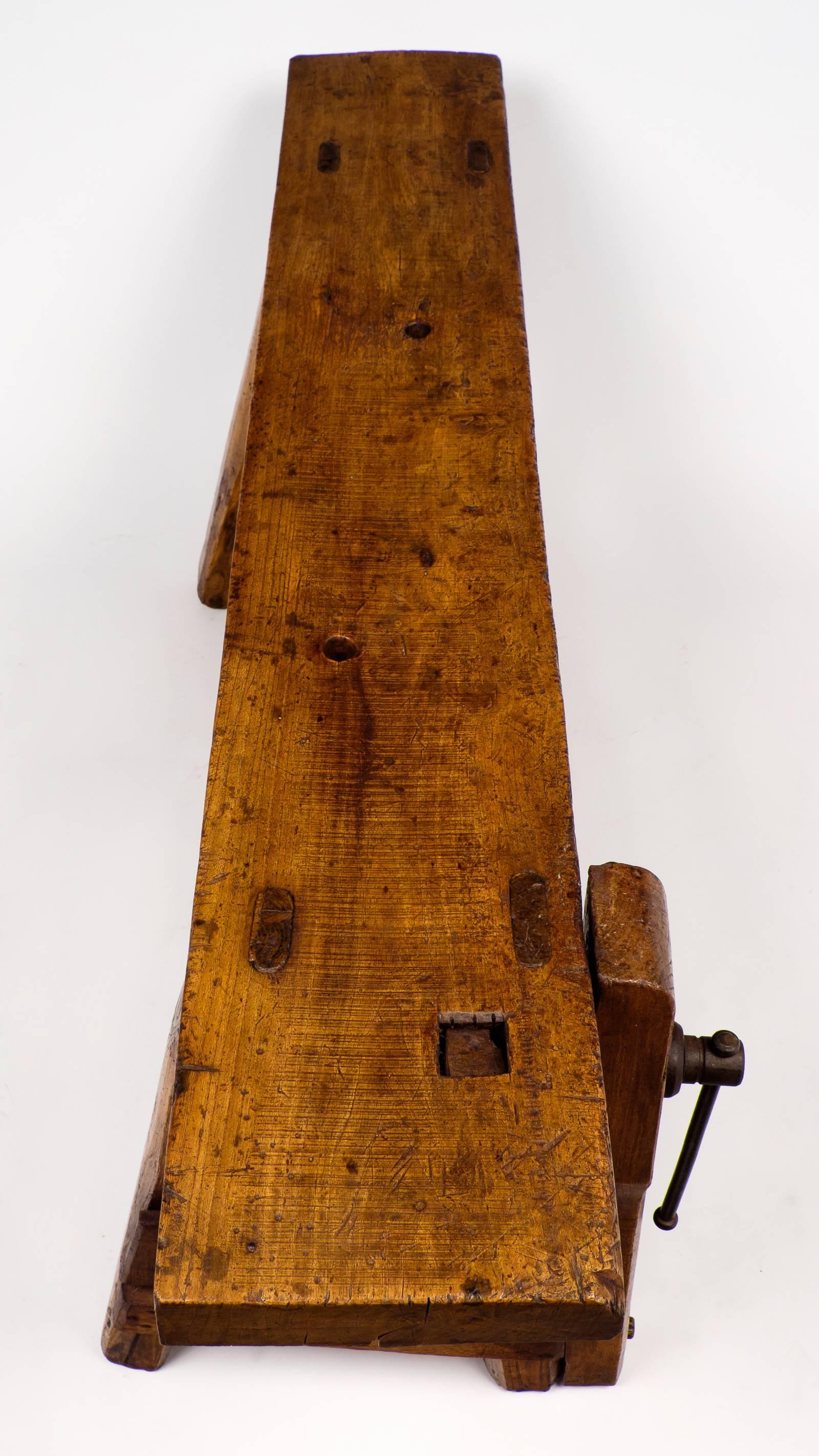 French 19th Century Wooden Carpenter's Workbench 3