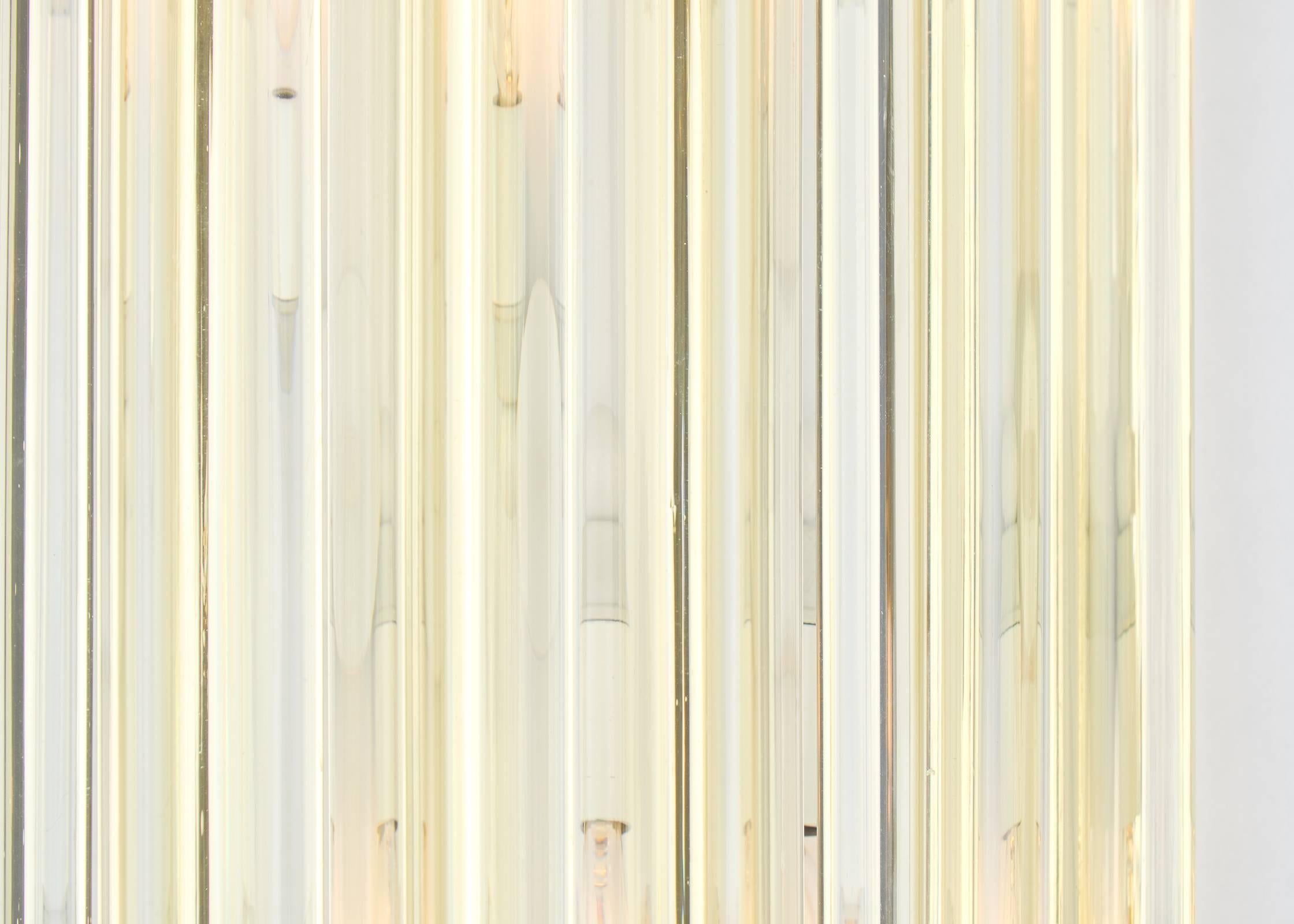 Murano Glas Citron Marquise Wandleuchter im Stil von Venini im Angebot 1