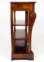 Antique French Restauration Walnut Console