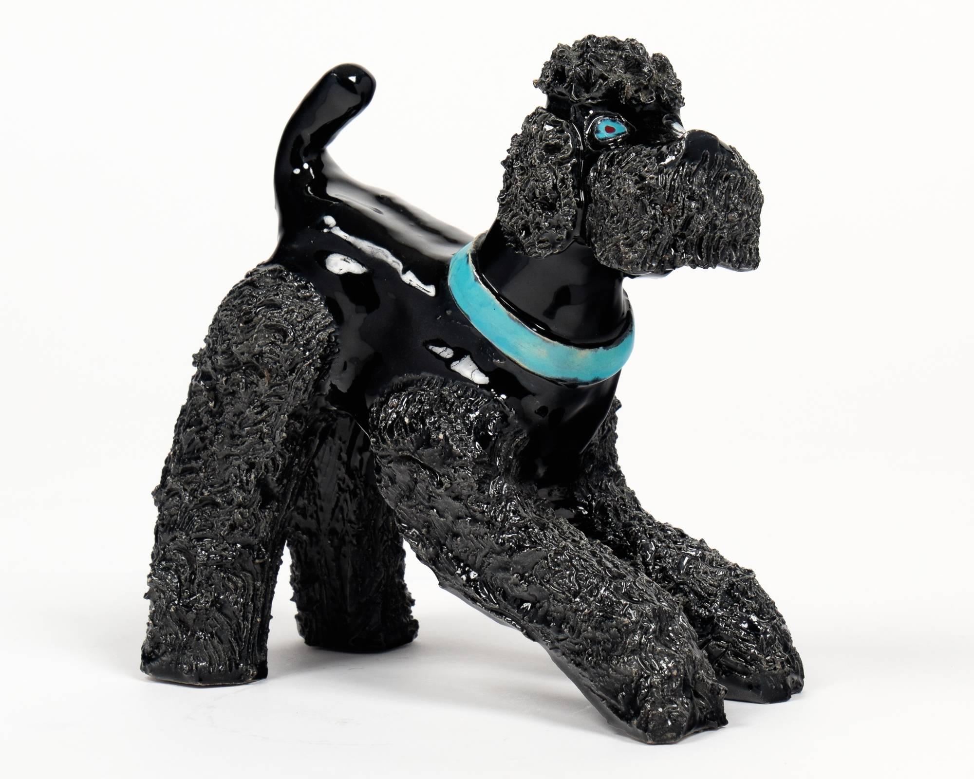 black poodle art