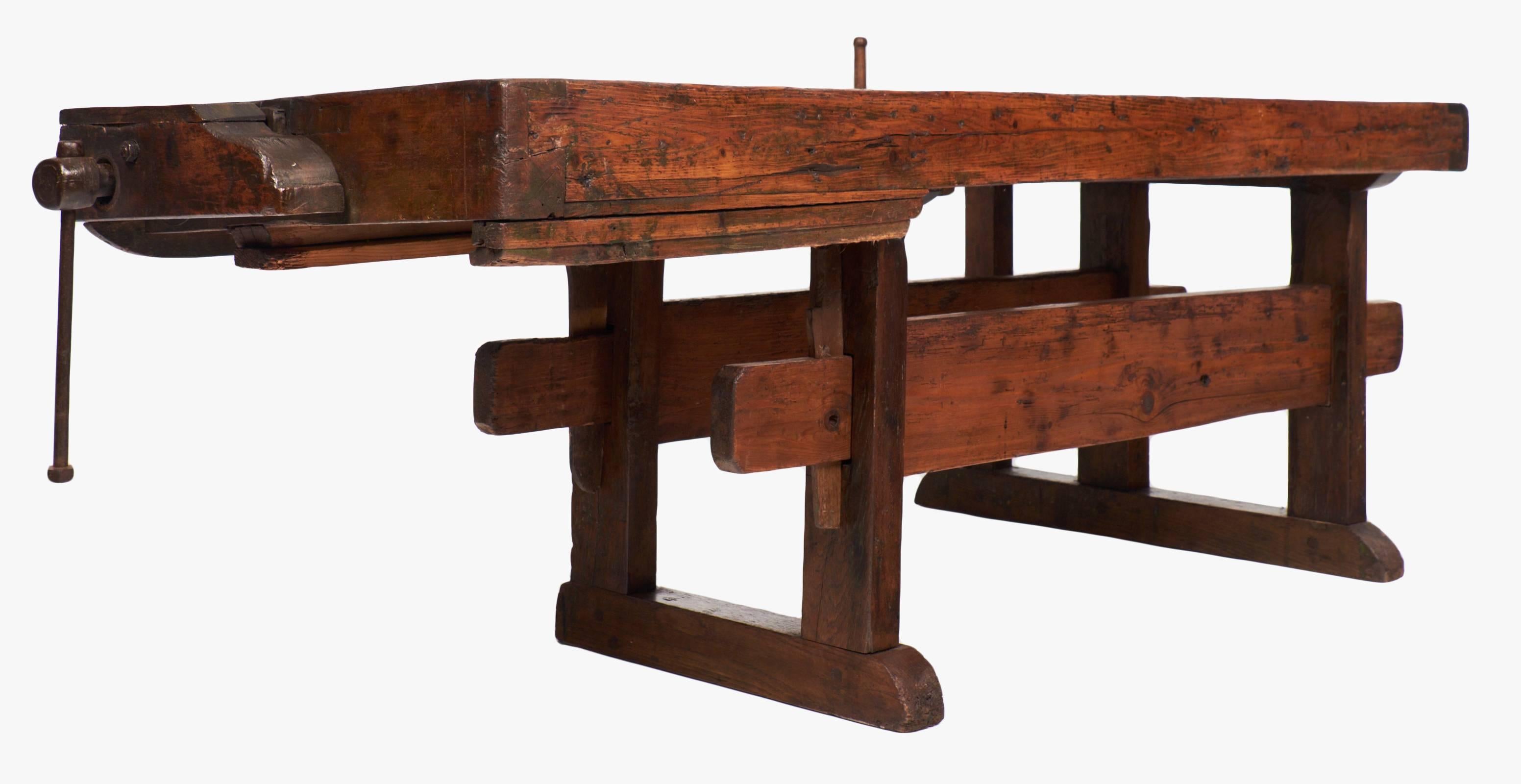 vintage craftsman workbench