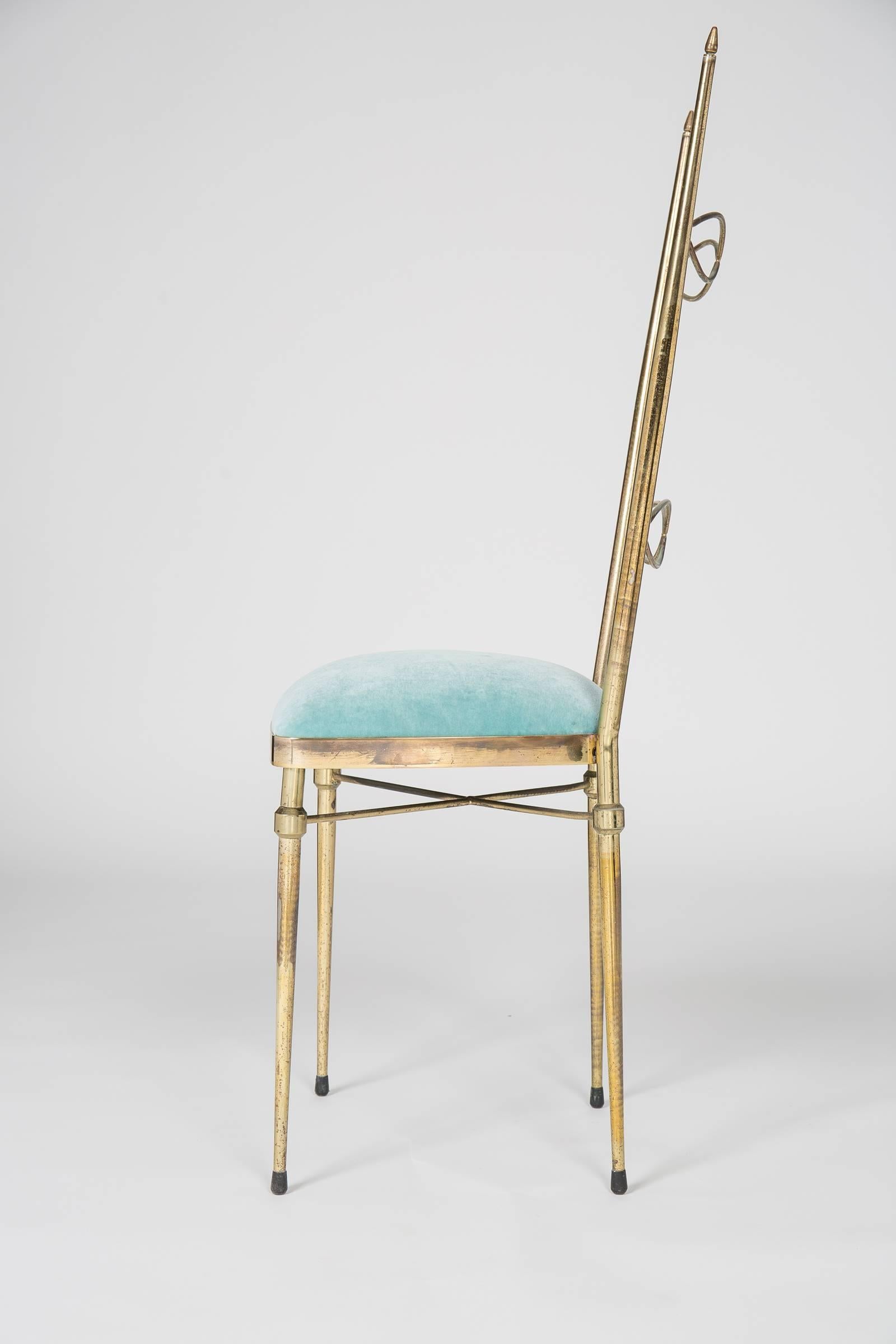 20th Century Set of Six Italian Chiavari Dining Chairs