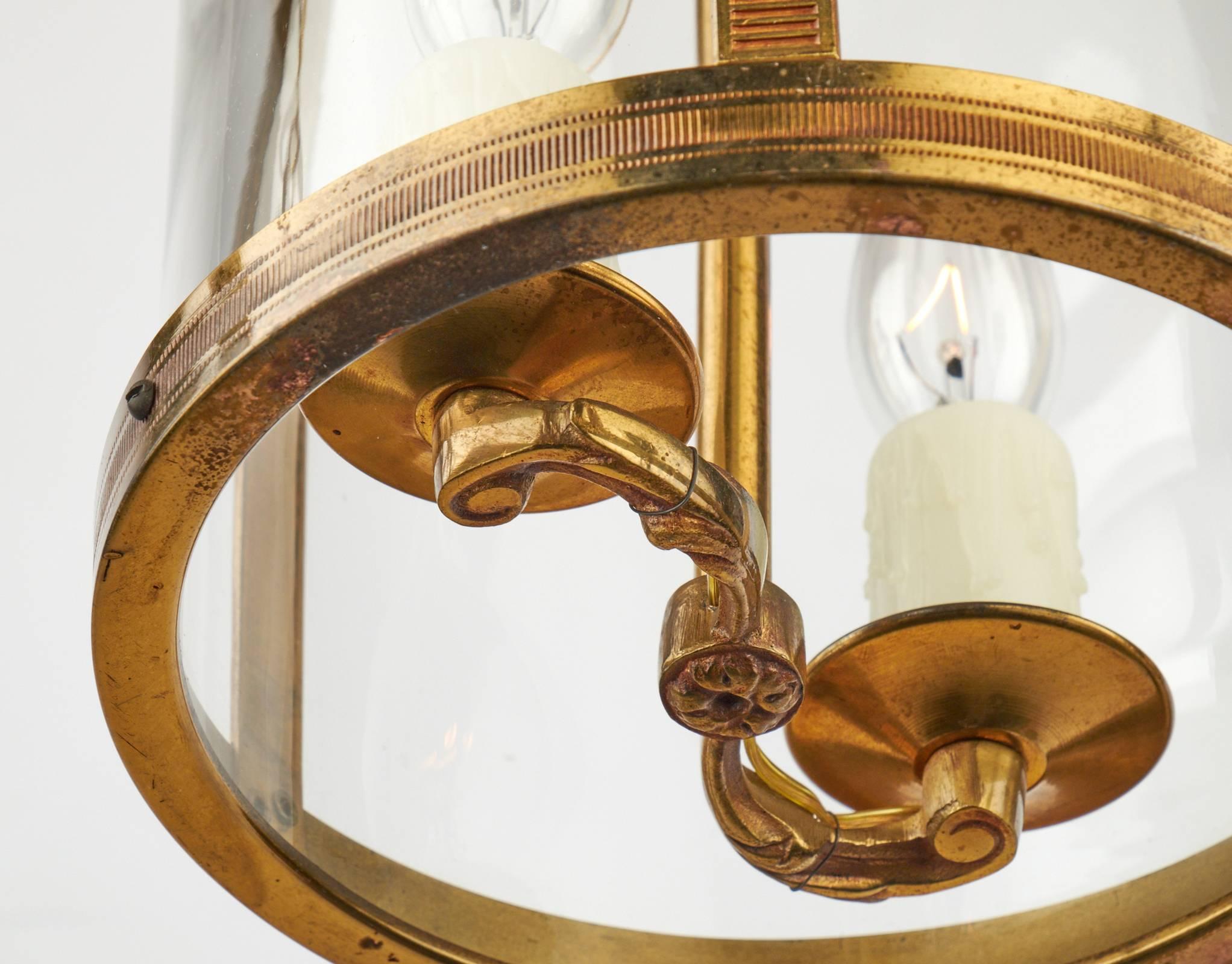 20th Century Elegant Antique Neoclassic French Lantern