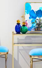 French 1940 Gilt Brass Vanity