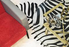 Murano Clear and Amber Handblown Glass Ashtray