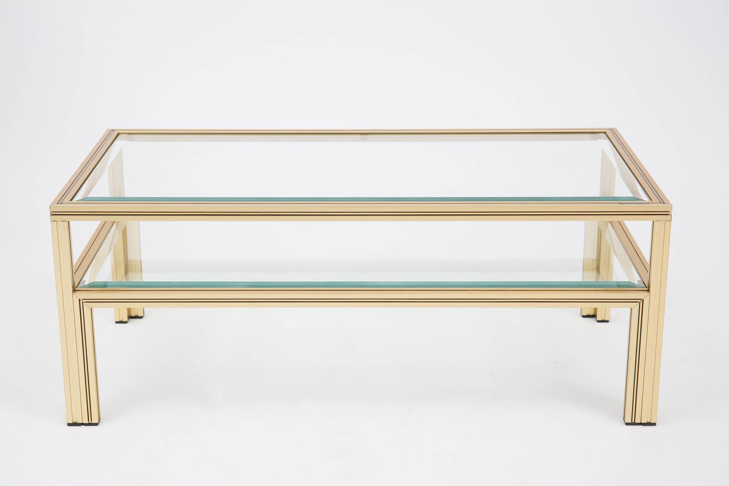 Mid-Century Modern Vieille Table Basse Pierre Vandel Paris