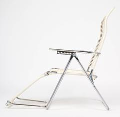 Pair of French Vintage Adjustable "Chaises Longues"