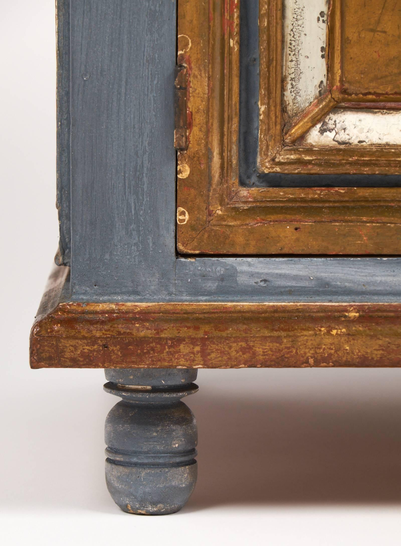  Antique Mirrored Venetian Cabinet or Nightstand 2